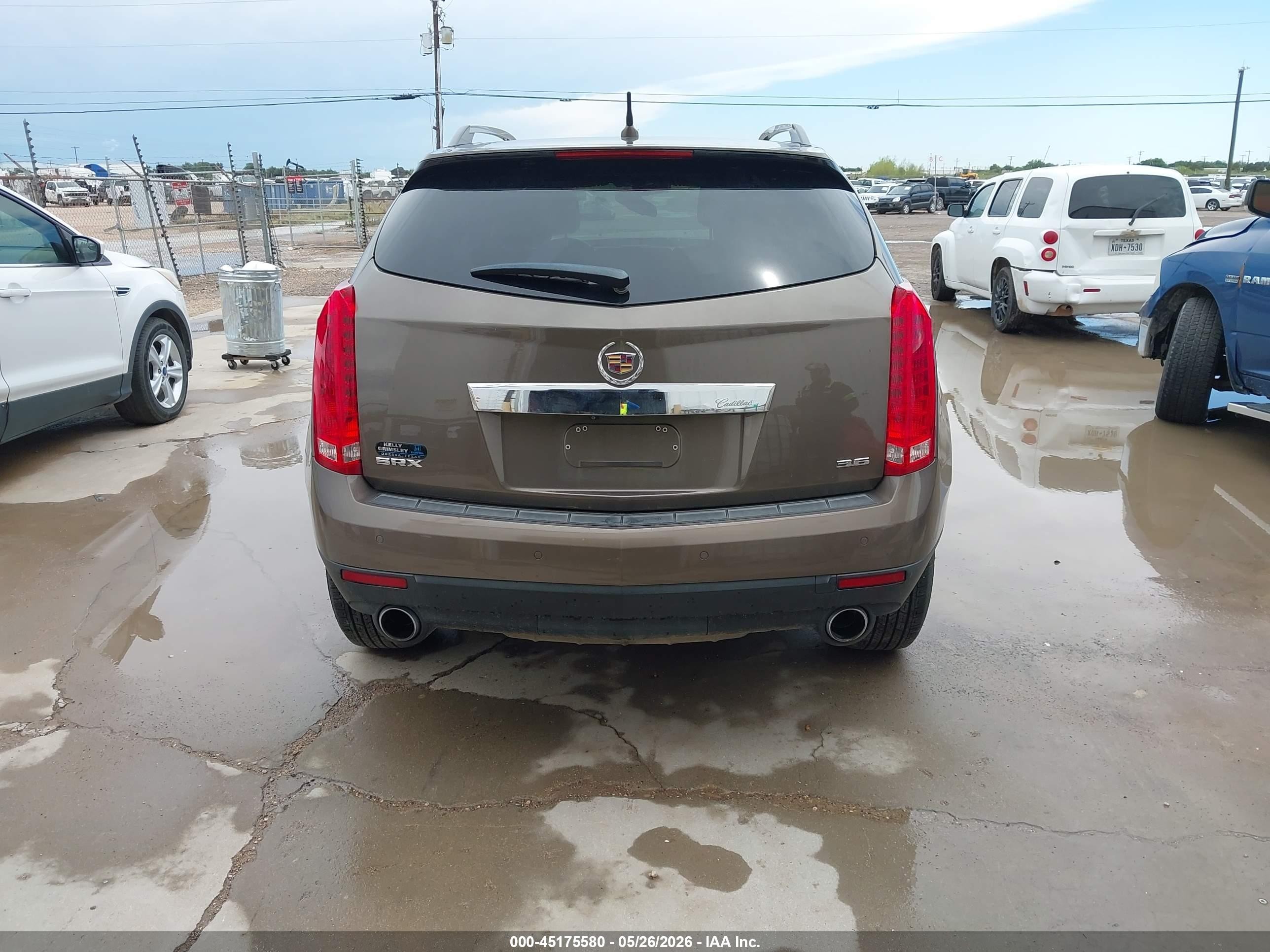 2014 Cadillac Srx Luxury Collection Brown vin: 3GYFNBE32ES597527