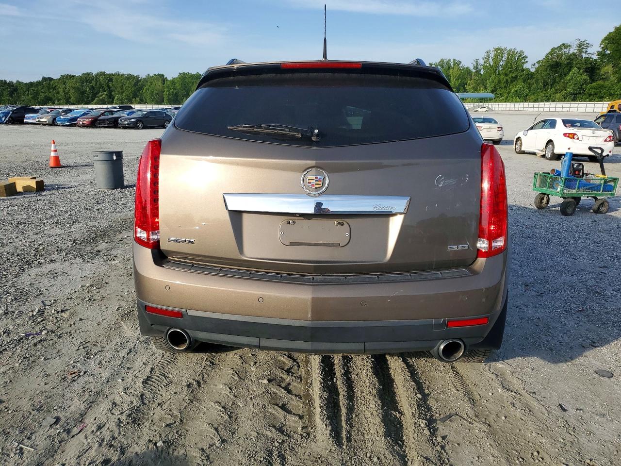 2014 Cadillac Srx Luxury Collection Brown vin: 3GYFNBE32ES599147
