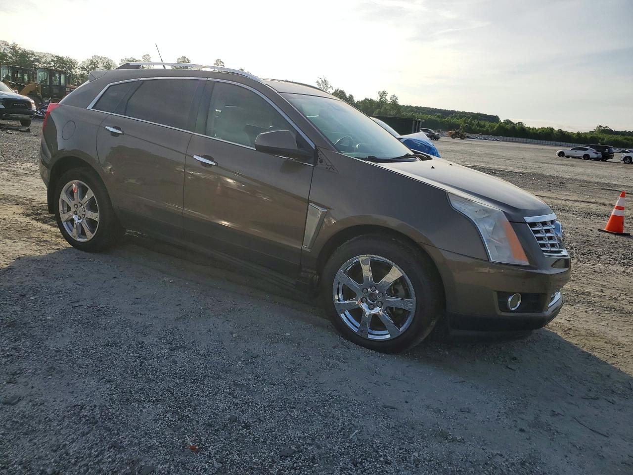 2014 Cadillac Srx Luxury Collection Brown vin: 3GYFNBE32ES599147