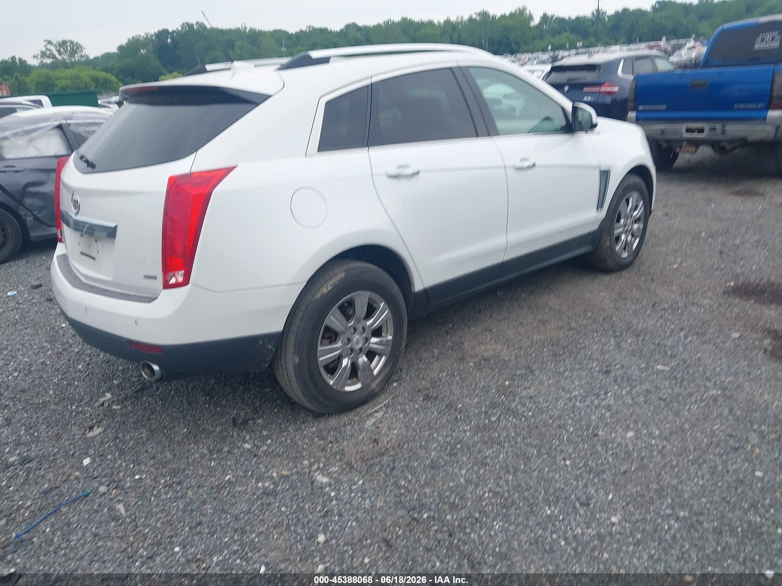 2014 Cadillac Srx Luxury Collection White vin: 3GYFNBE32ES662098