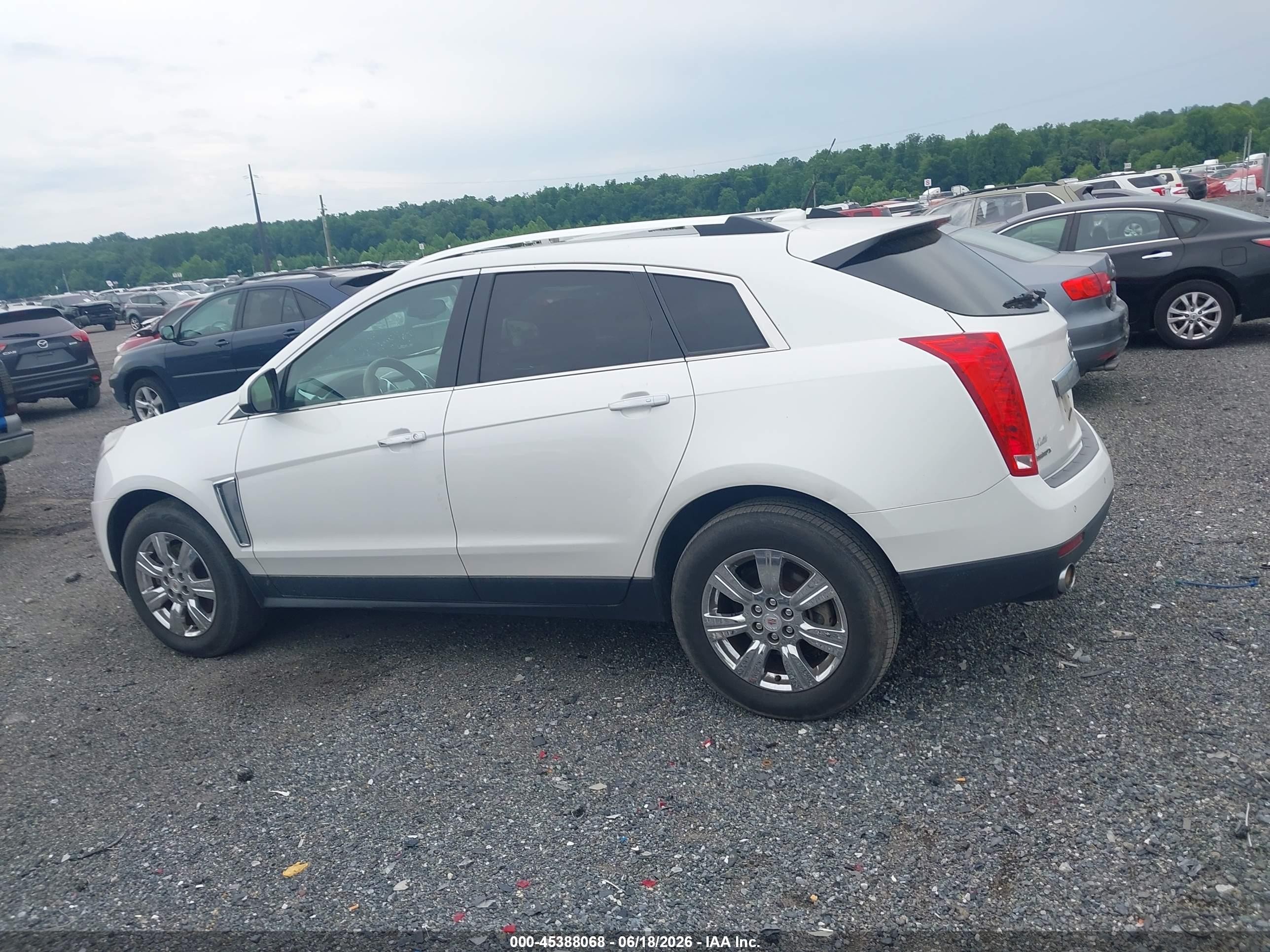 2014 Cadillac Srx Luxury Collection White vin: 3GYFNBE32ES662098