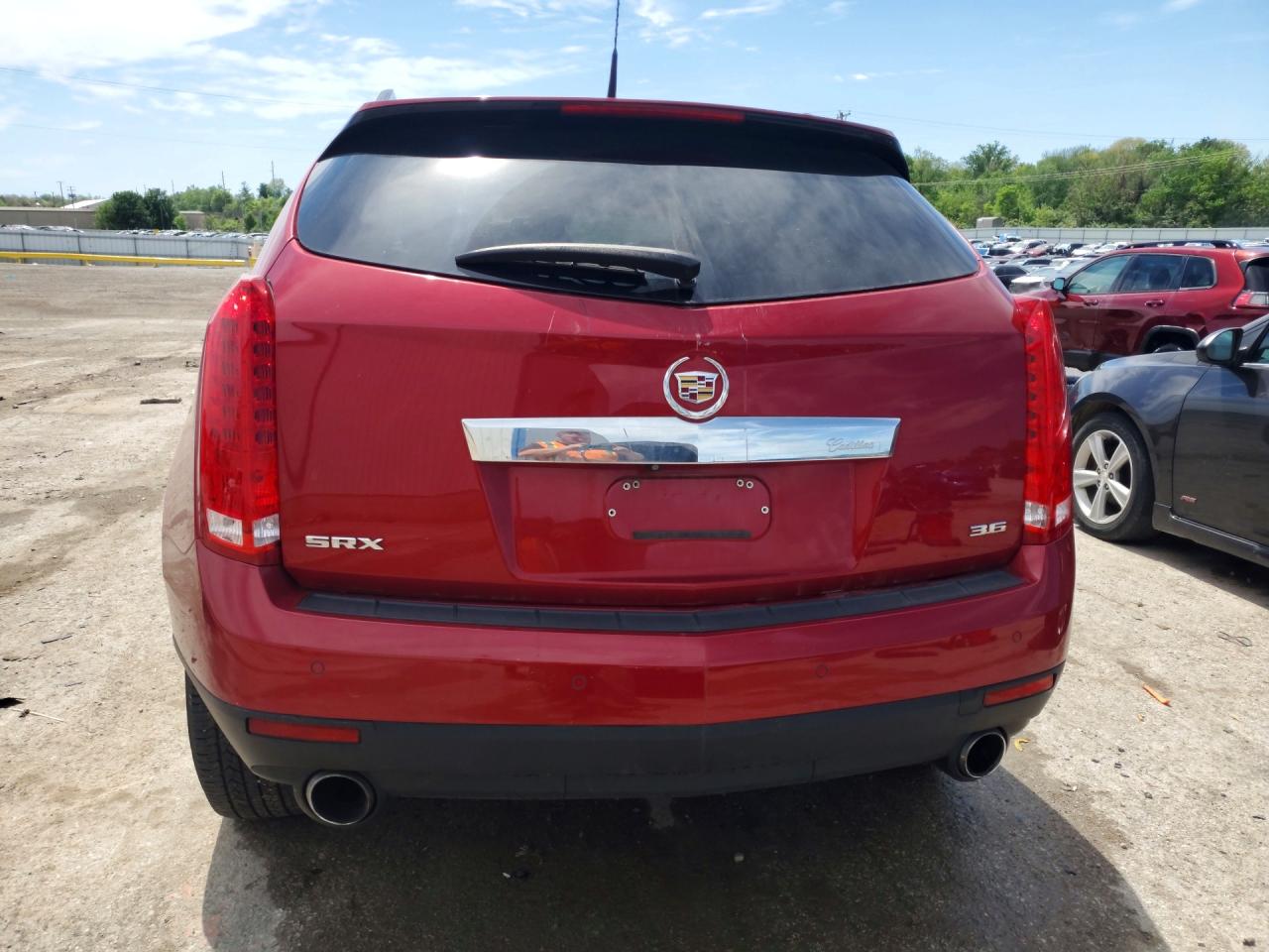 2014 Cadillac Srx Luxury Collection Red vin: 3GYFNBE32ES680701