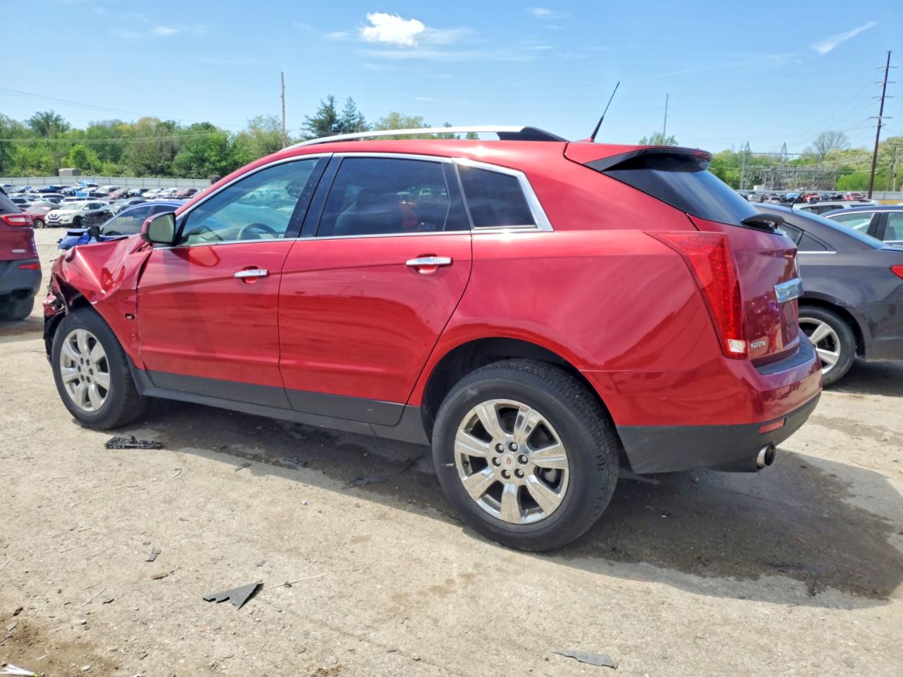 2014 Cadillac Srx Luxury Collection Red vin: 3GYFNBE32ES680701