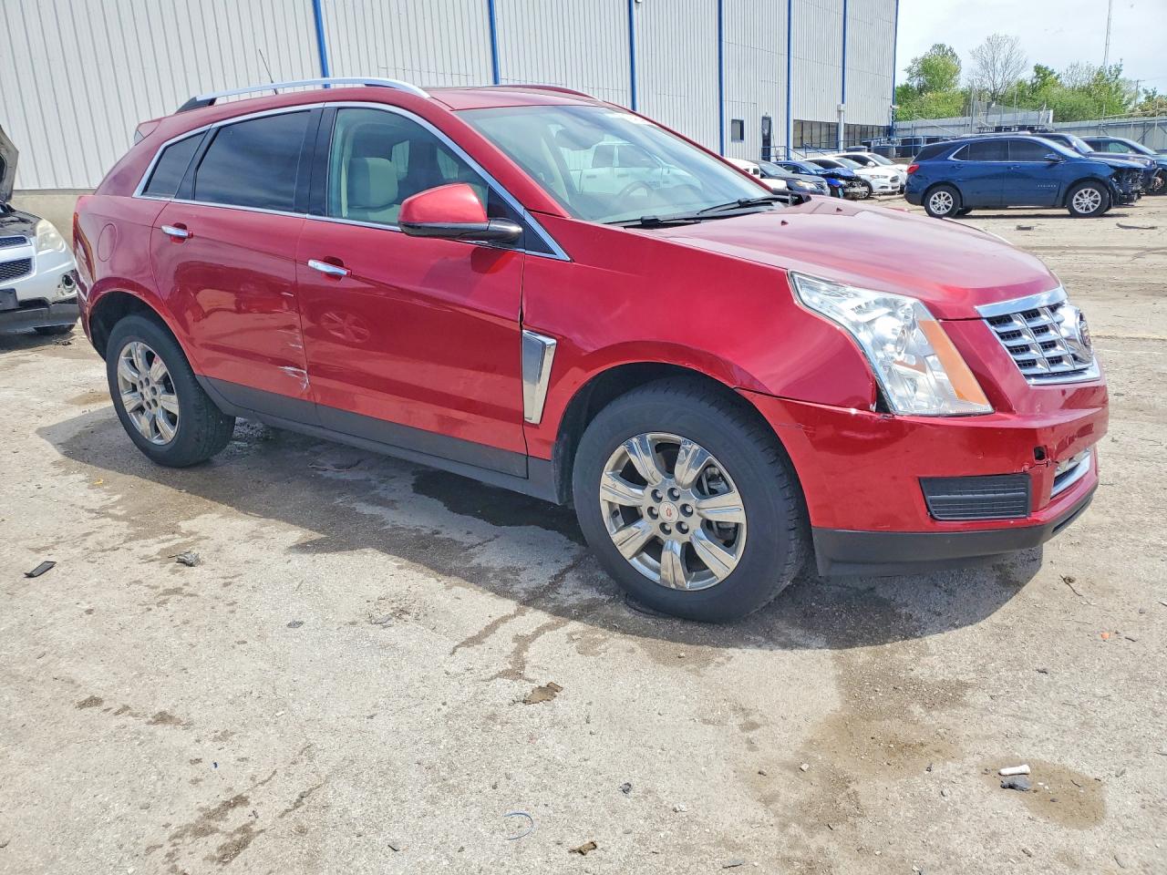 2014 Cadillac Srx Luxury Collection Red vin: 3GYFNBE32ES680701