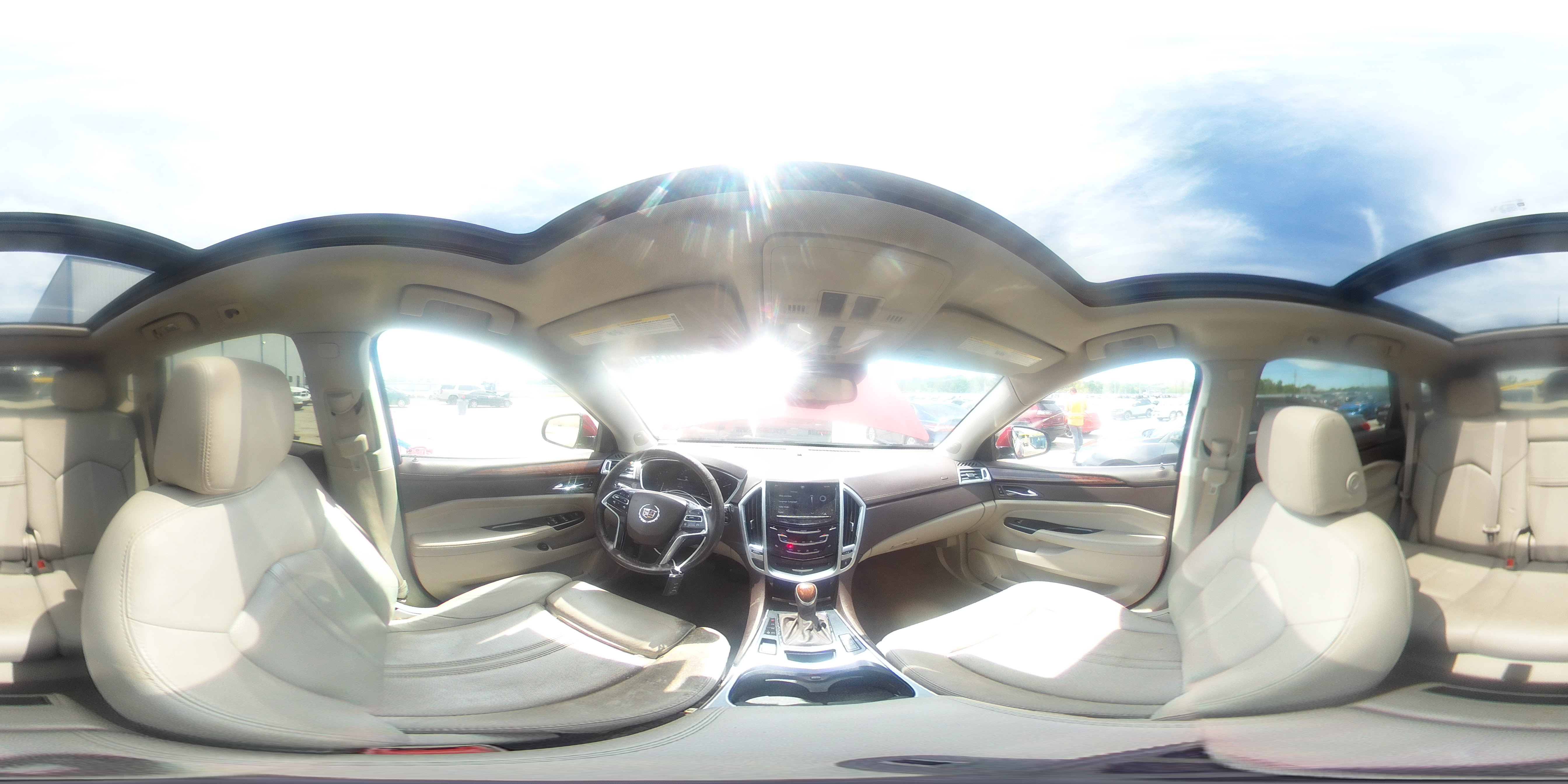2014 Cadillac Srx Luxury Collection Red vin: 3GYFNBE32ES680701