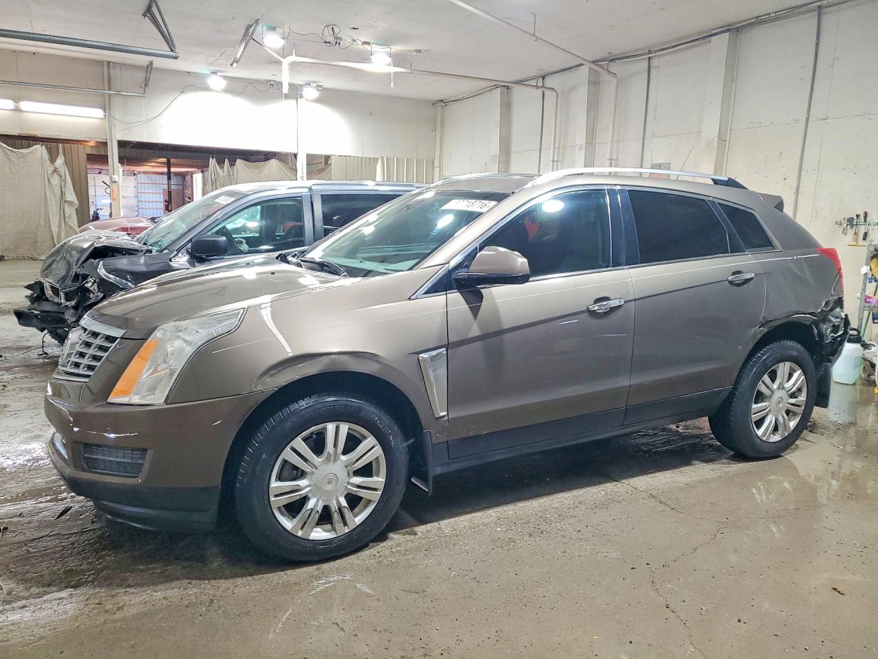 2015 Cadillac Srx Luxury Collection Brown vin: 3GYFNBE32FS522280