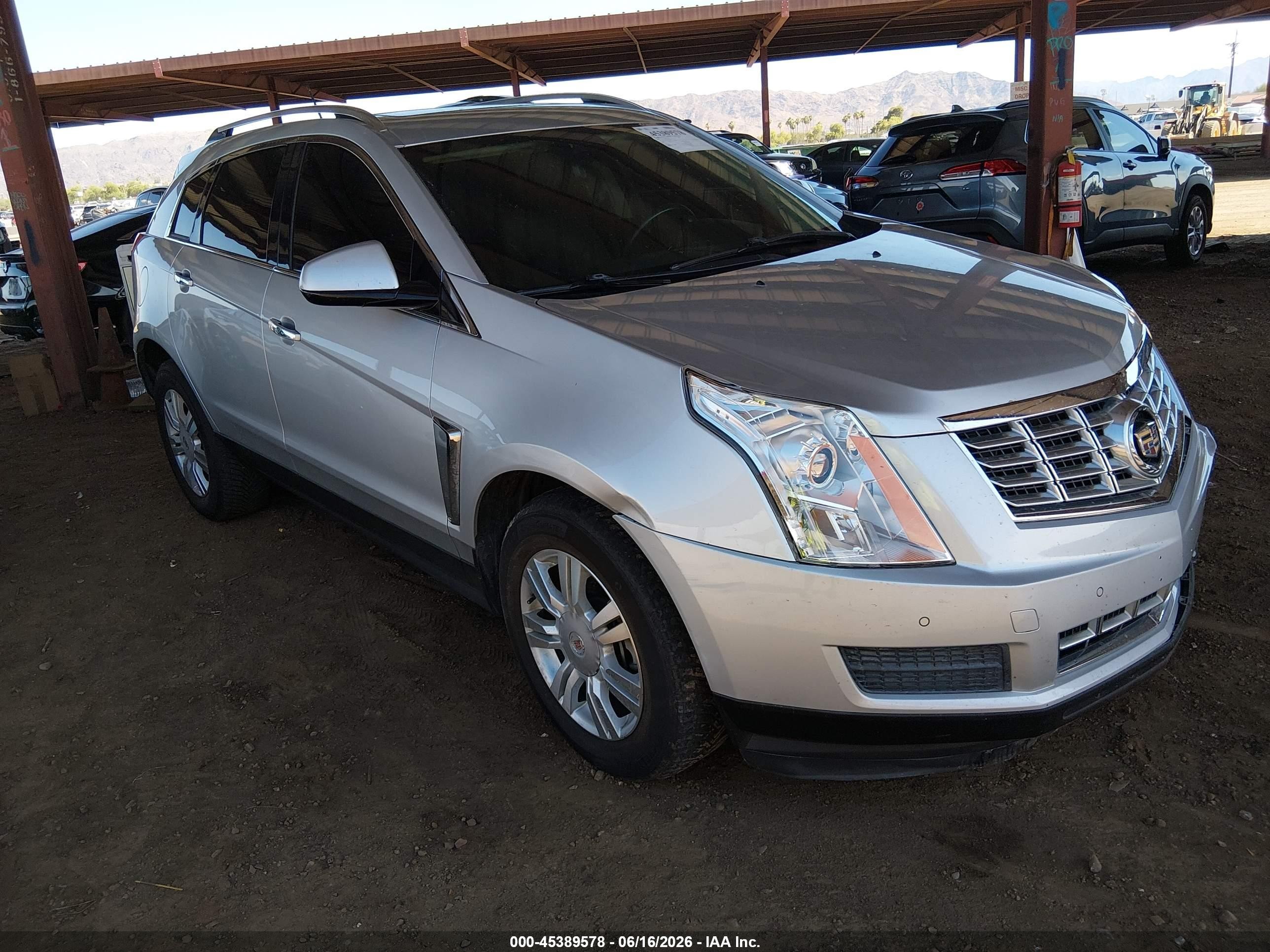 2015 Cadillac Srx Luxury Collection Silver vin: 3GYFNBE32FS541850
