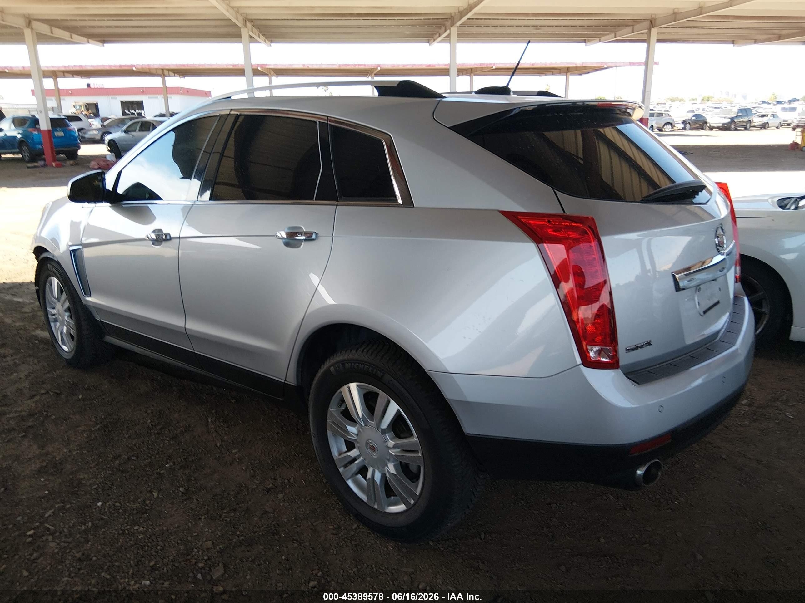2015 Cadillac Srx Luxury Collection Silver vin: 3GYFNBE32FS541850