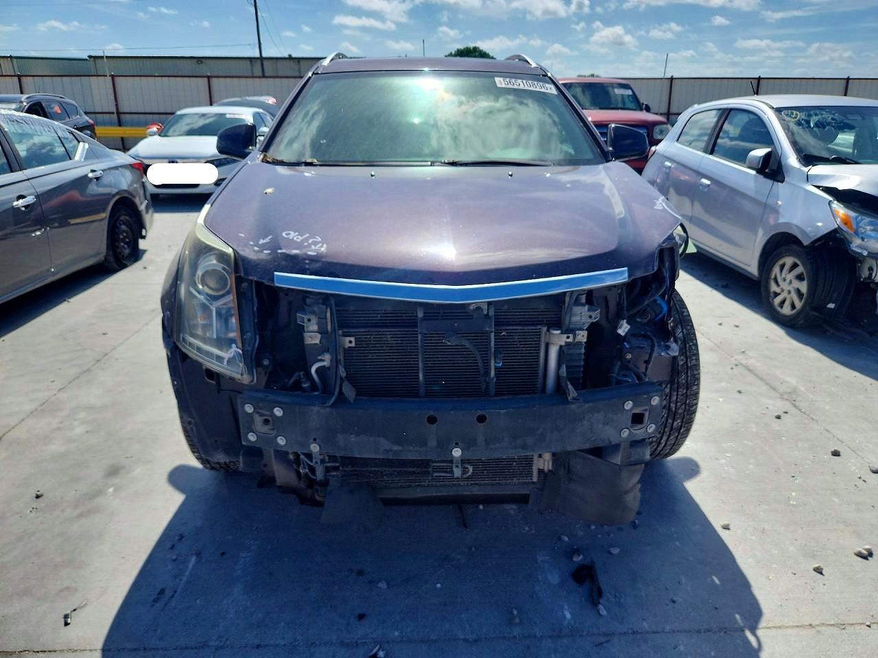 2015 Cadillac Srx Luxury Collection Purple vin: 3GYFNBE32FS556297