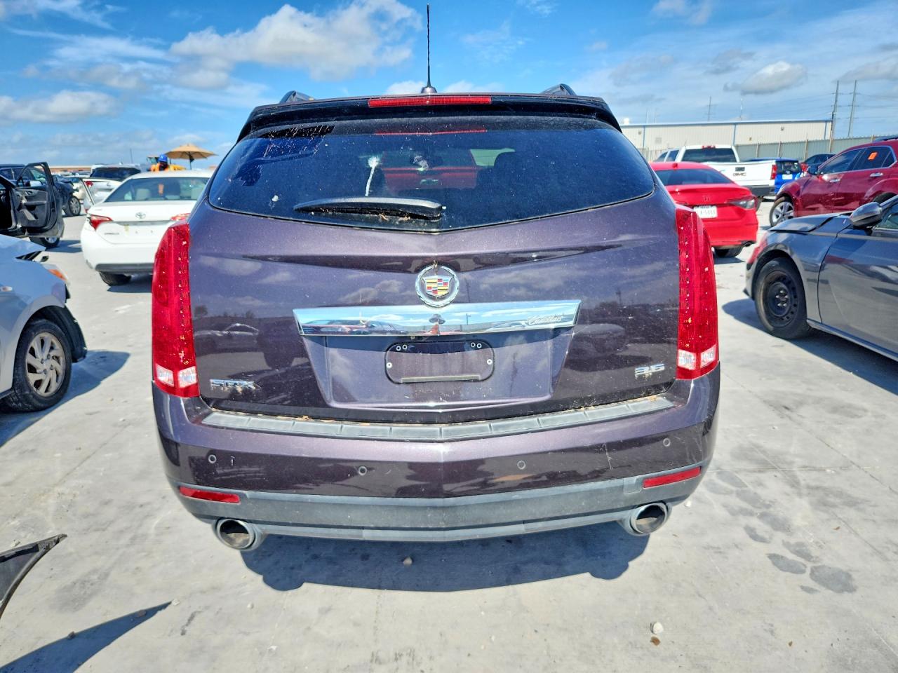 2015 Cadillac Srx Luxury Collection Purple vin: 3GYFNBE32FS556297