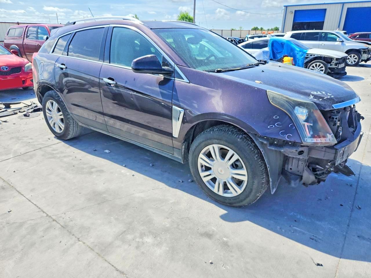 2015 Cadillac Srx Luxury Collection Purple vin: 3GYFNBE32FS556297