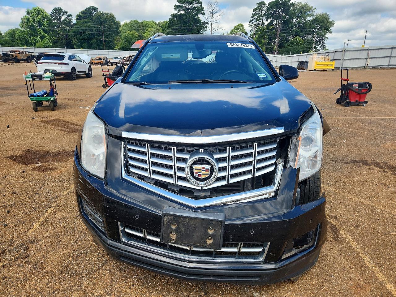 2015 Cadillac Srx Luxury Collection Black vin: 3GYFNBE32FS565775