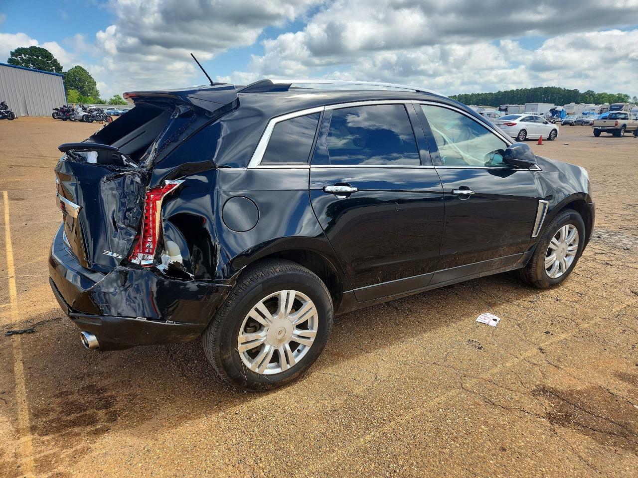 2015 Cadillac Srx Luxury Collection Black vin: 3GYFNBE32FS565775