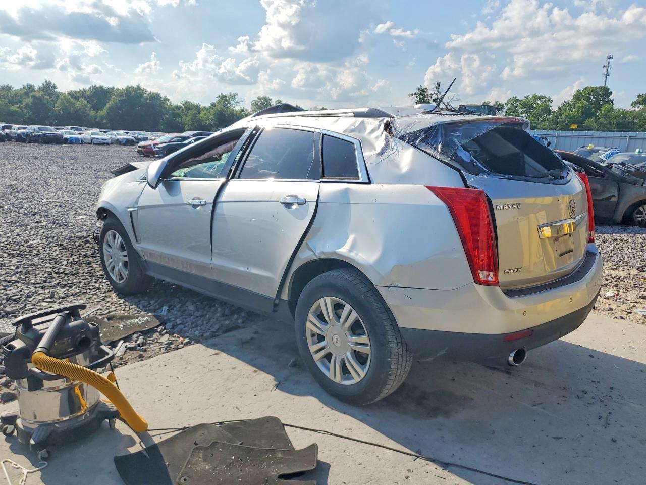 2015 Cadillac Srx Luxury Collection Silver vin: 3GYFNBE32FS619060