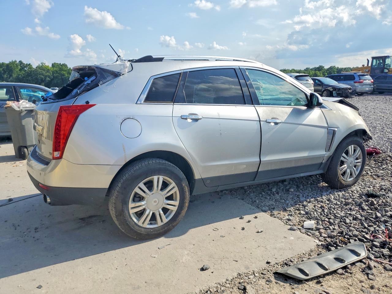 2015 Cadillac Srx Luxury Collection Silver vin: 3GYFNBE32FS619060