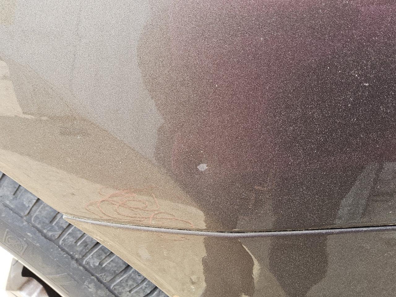 2014 Cadillac Srx Luxury Collection Brown vin: 3GYFNBE33ES580901 Damage: Left Qtr Panel, Dent(S) W/ Paint Dmg, 1/8 To 1/2 Inch