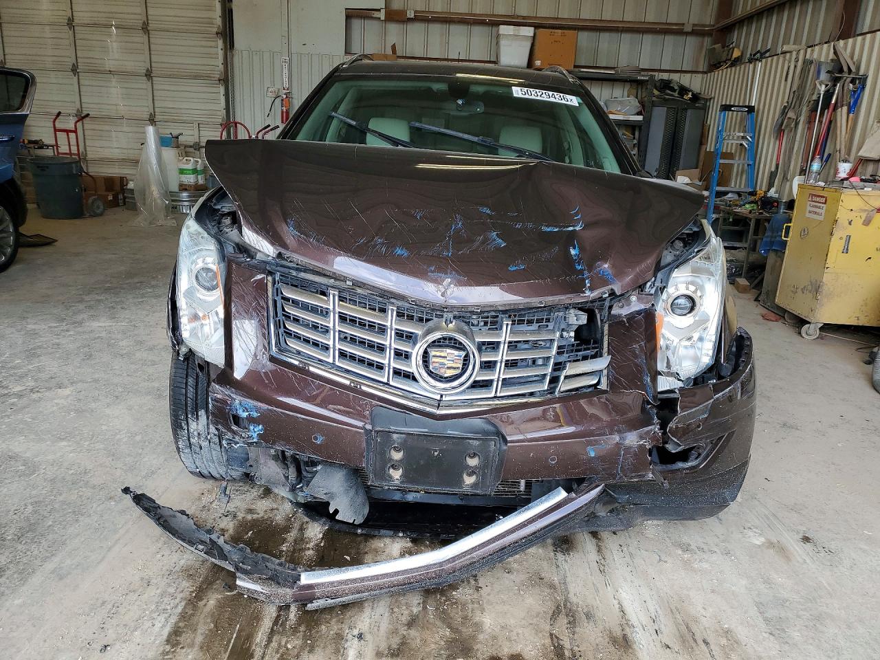 2015 Cadillac Srx Luxury Collection Brown vin: 3GYFNBE33FS526869