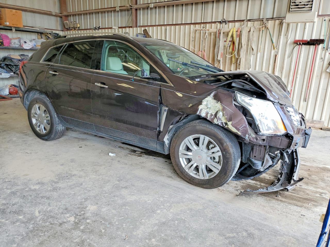 2015 Cadillac Srx Luxury Collection Brown vin: 3GYFNBE33FS526869