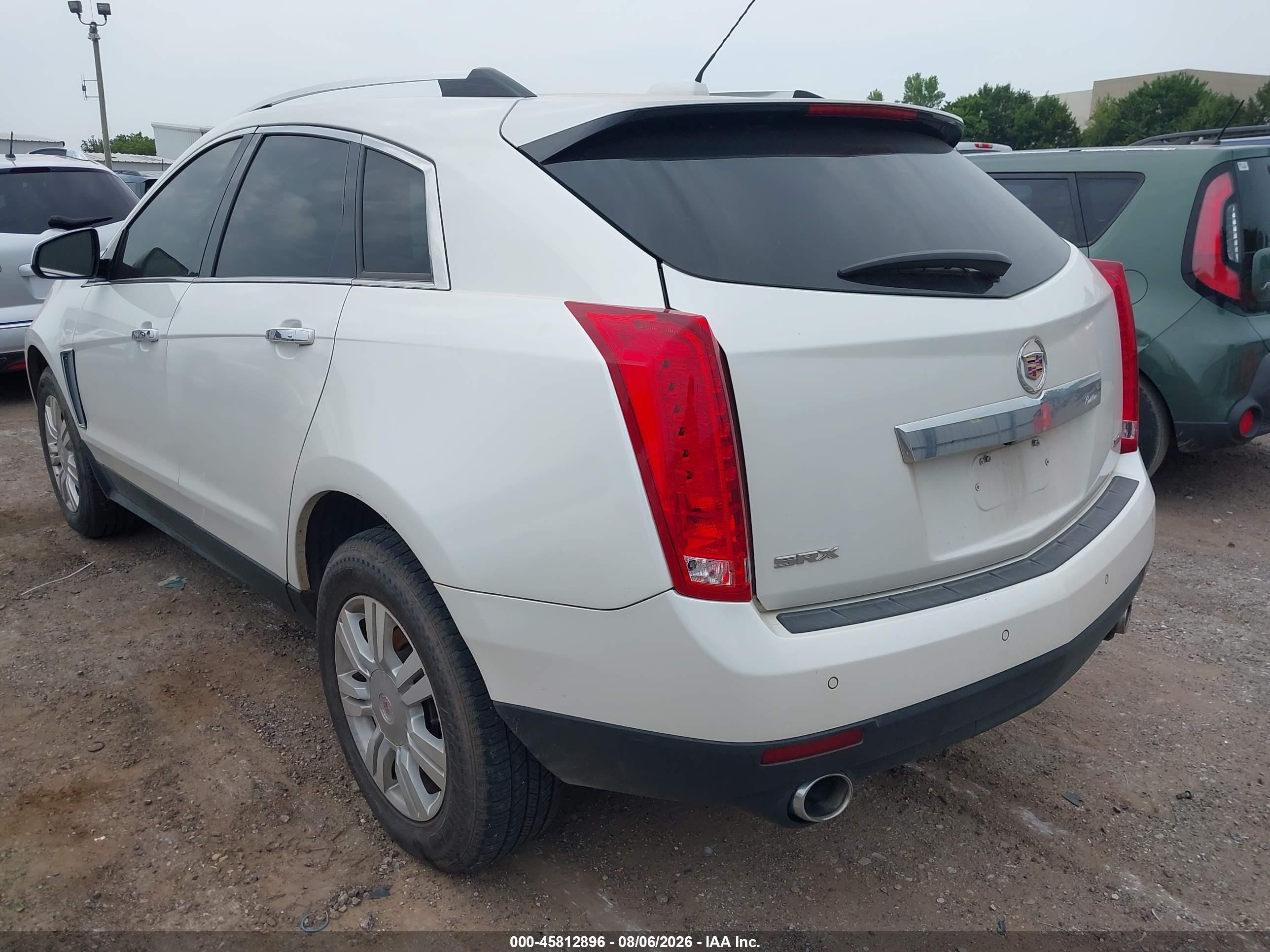 2015 Cadillac Srx Luxury Collection White vin: 3GYFNBE33FS535815