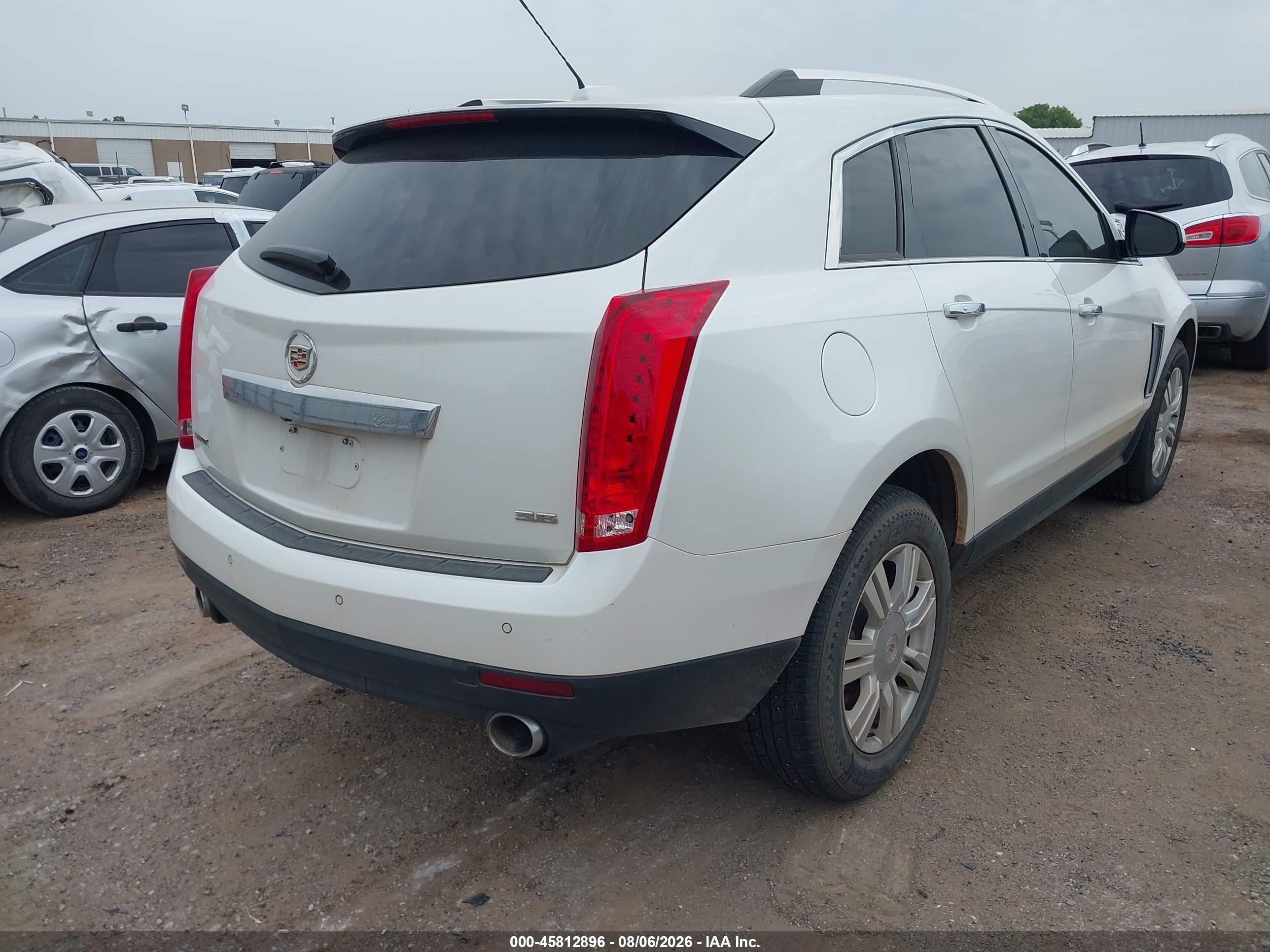 2015 Cadillac Srx Luxury Collection White vin: 3GYFNBE33FS535815