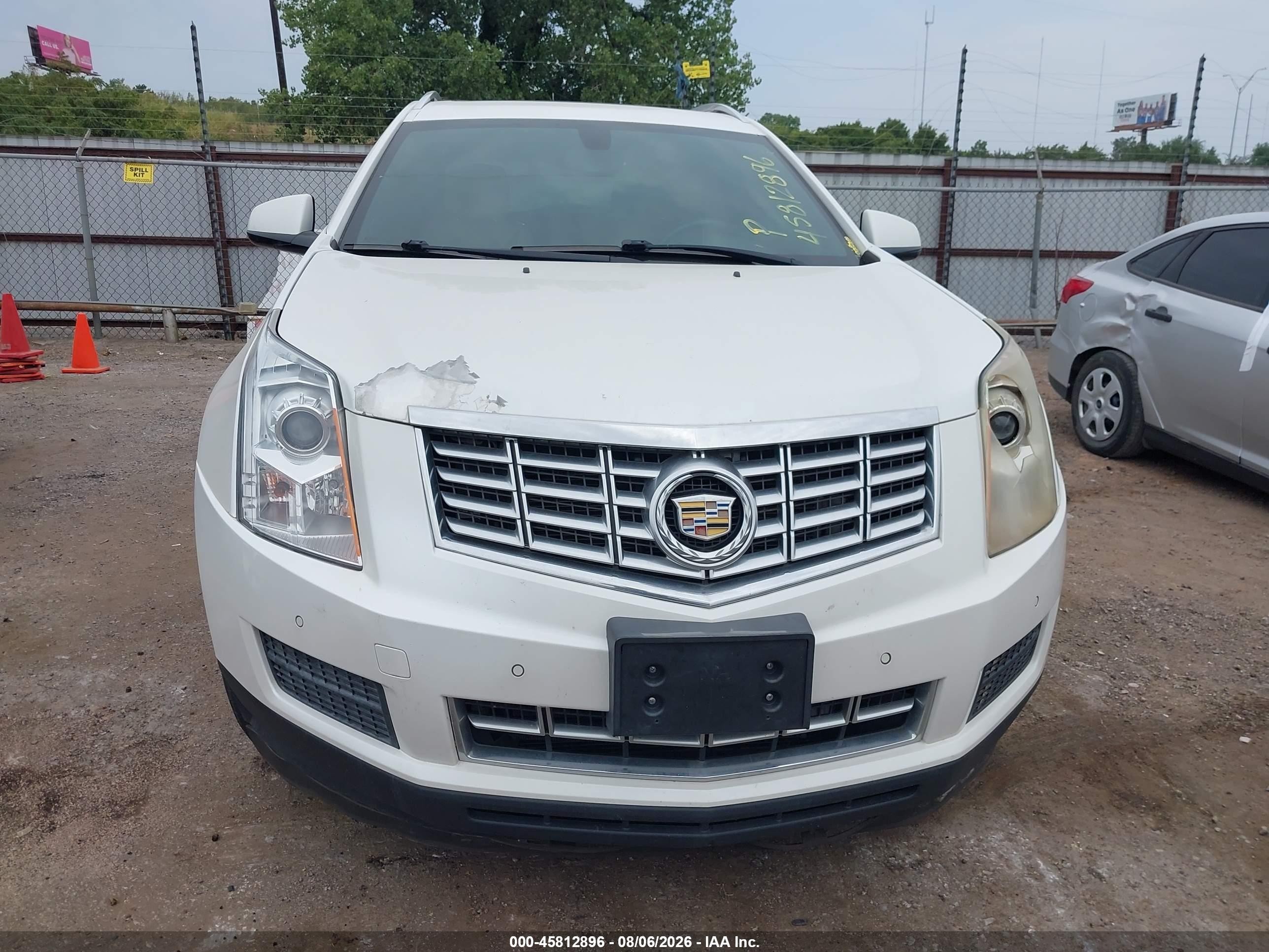 2015 Cadillac Srx Luxury Collection White vin: 3GYFNBE33FS535815