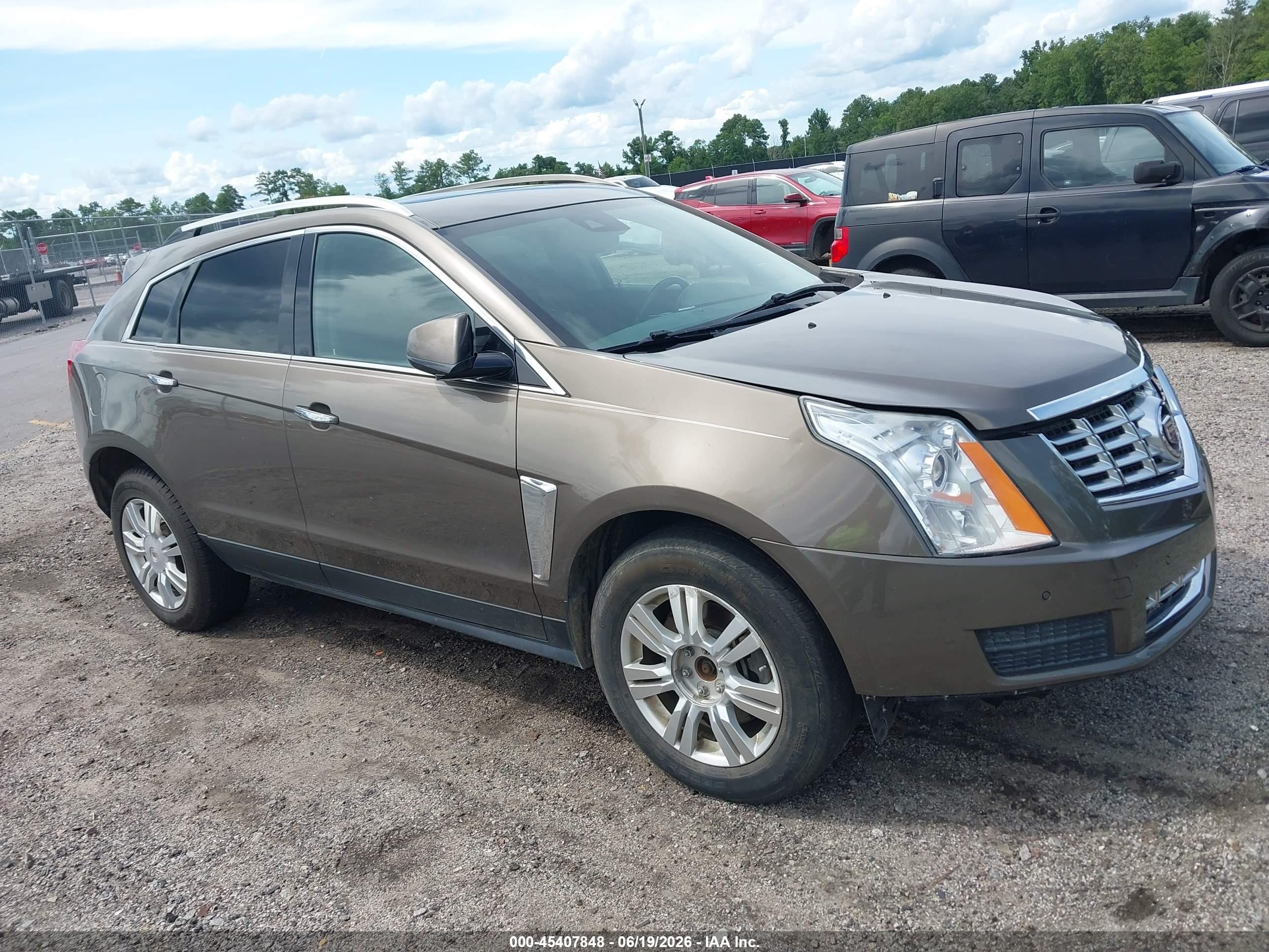 2015 Cadillac Srx Luxury Collection Коричневый vin: 3GYFNBE33FS556213