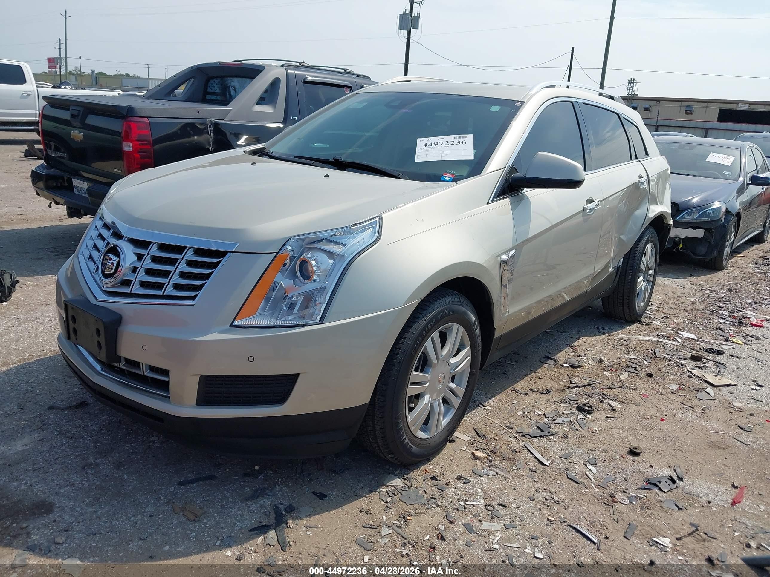 2015 Cadillac Srx Luxury Collection Бежевый vin: 3GYFNBE33FS560164