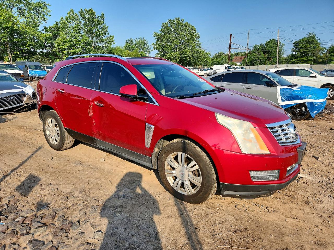 2015 Cadillac Srx Luxury Collection Maroon vin: 3GYFNBE33FS581208