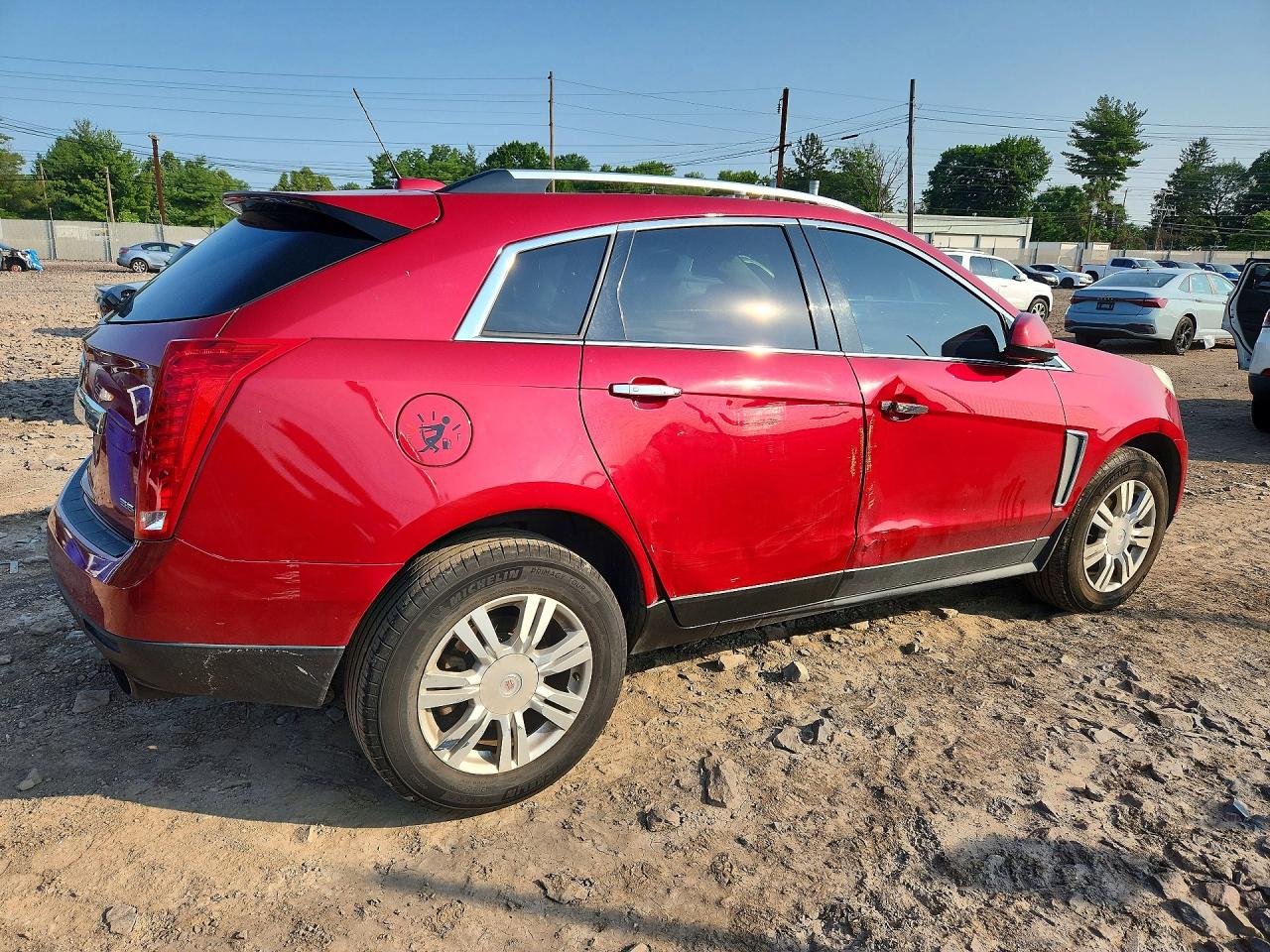 2015 Cadillac Srx Luxury Collection Maroon vin: 3GYFNBE33FS581208
