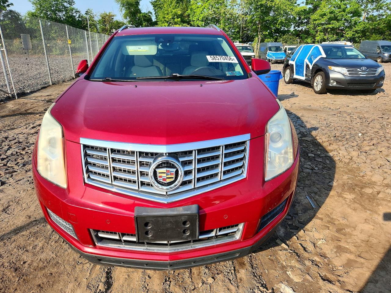 2015 Cadillac Srx Luxury Collection Maroon vin: 3GYFNBE33FS581208