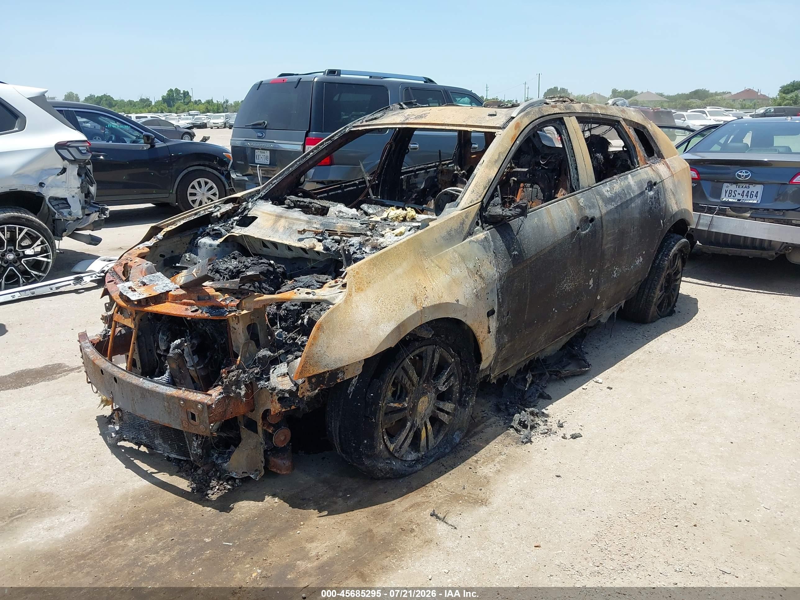 2015 Cadillac Srx Luxury Collection Желто-коричневый vin: 3GYFNBE33FS599840