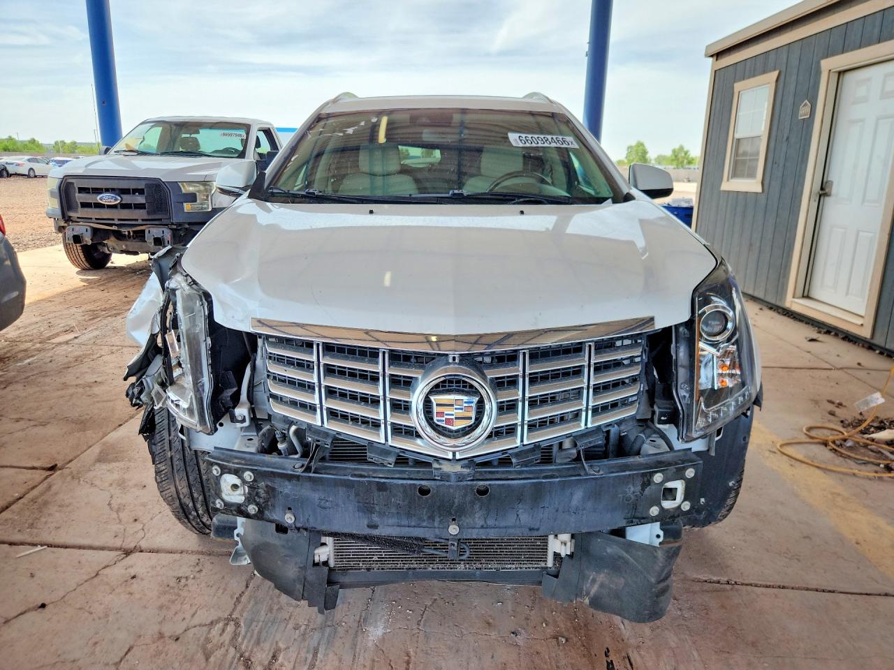 2015 Cadillac Srx Luxury Collection White vin: 3GYFNBE33FS623716