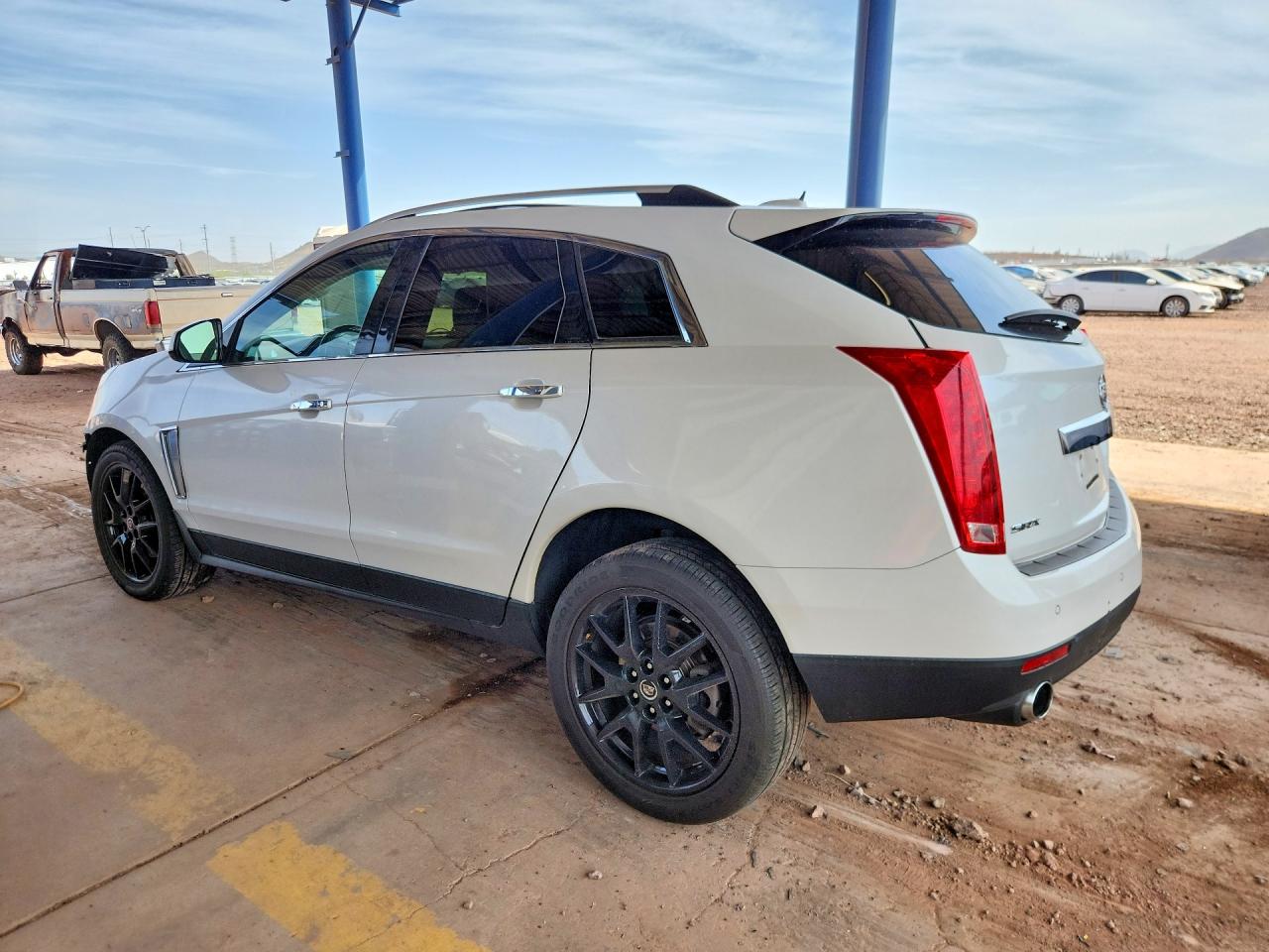 2015 Cadillac Srx Luxury Collection White vin: 3GYFNBE33FS623716