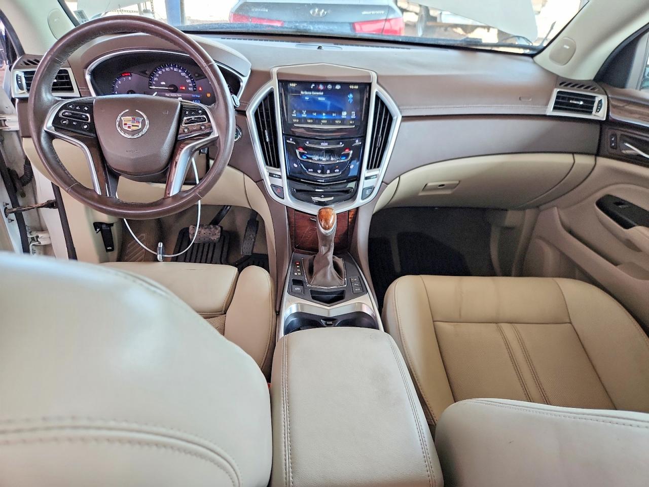 2015 Cadillac Srx Luxury Collection White vin: 3GYFNBE33FS623716