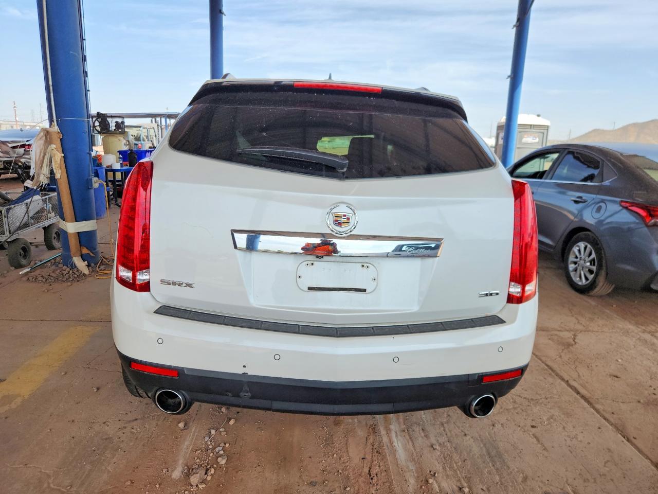 2015 Cadillac Srx Luxury Collection White vin: 3GYFNBE33FS623716