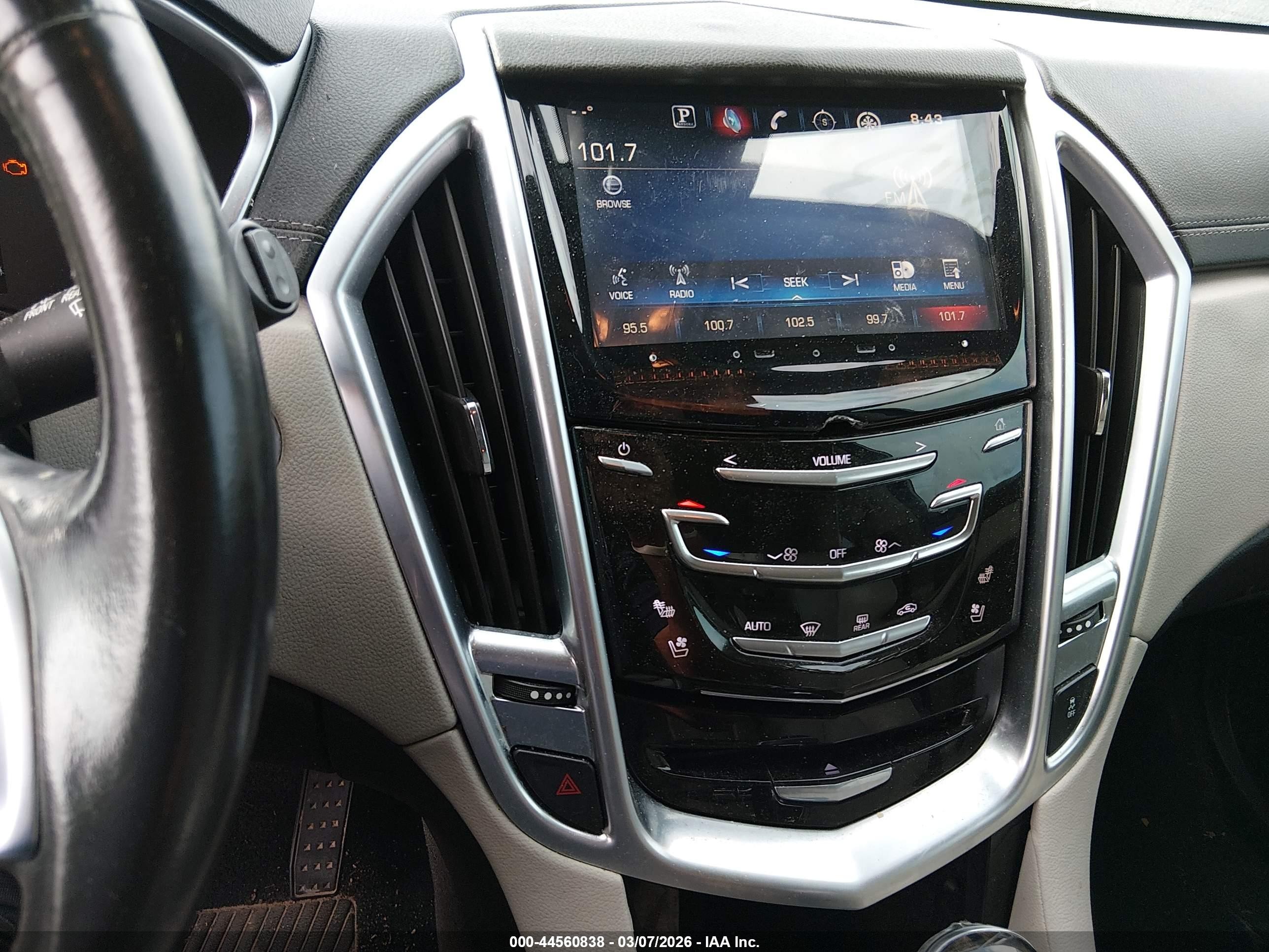 2015 Cadillac Srx Luxury Collection Black vin: 3GYFNBE33FS633596