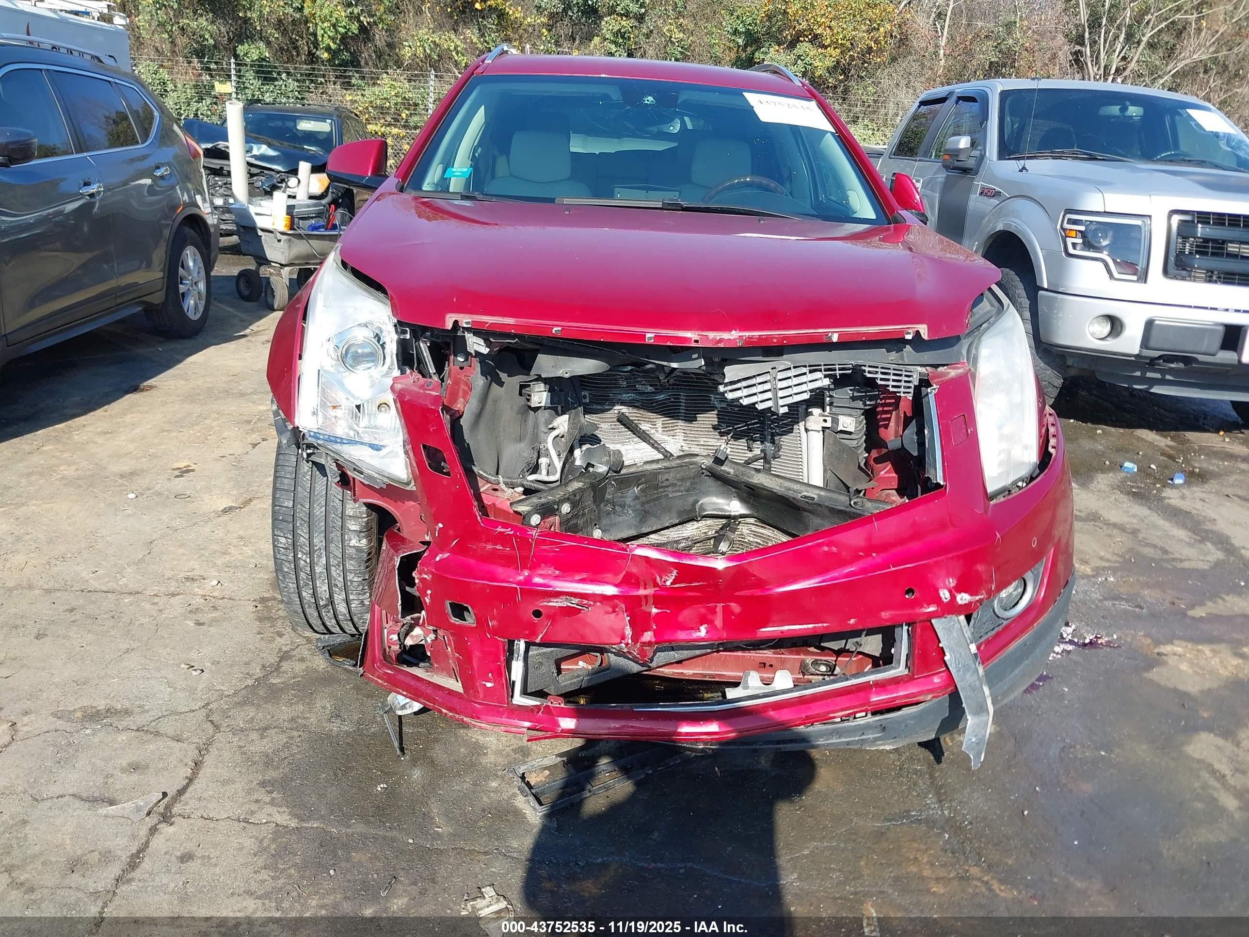 2012 Cadillac Srx Performance Collection Red vin: 3GYFNBE34CS518291