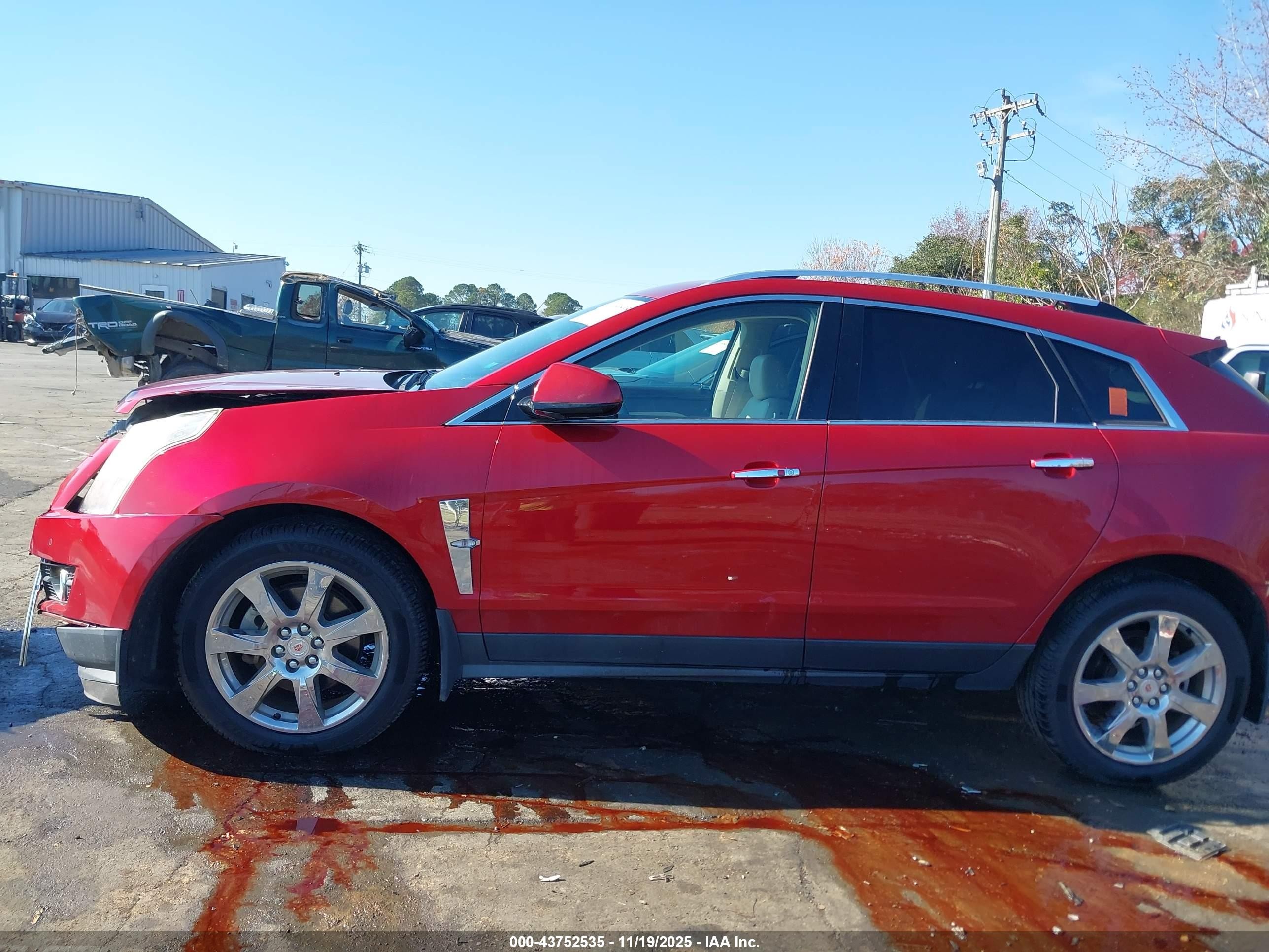 2012 Cadillac Srx Performance Collection Red vin: 3GYFNBE34CS518291