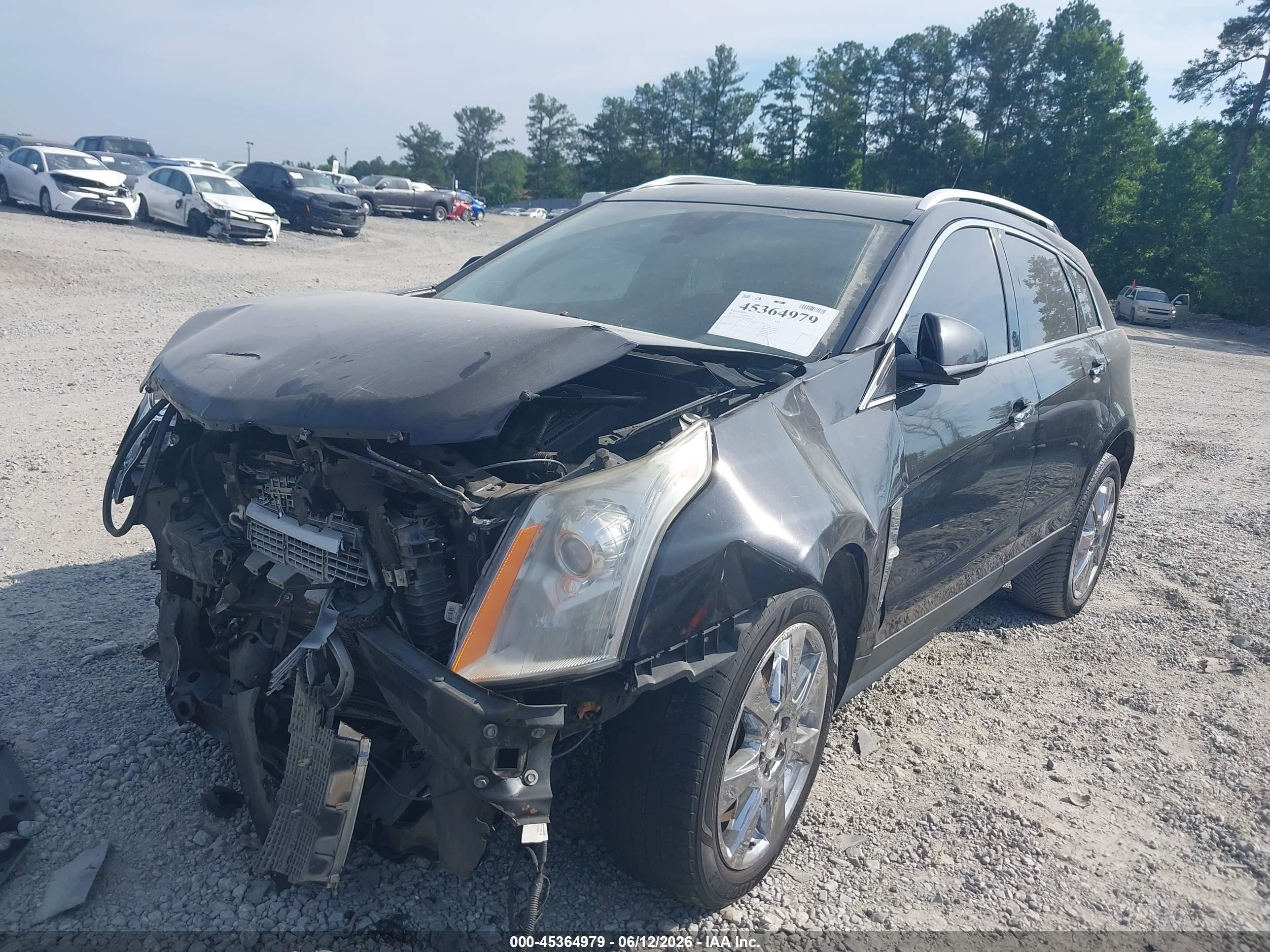 2012 Cadillac Srx Performance Collection Black vin: 3GYFNBE34CS595582