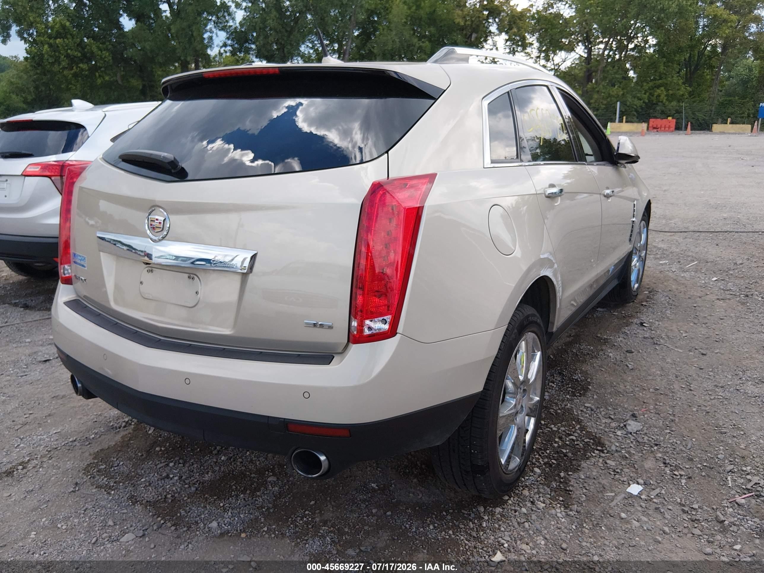 2012 Cadillac Srx Performance Collection Gold vin: 3GYFNBE34CS603759