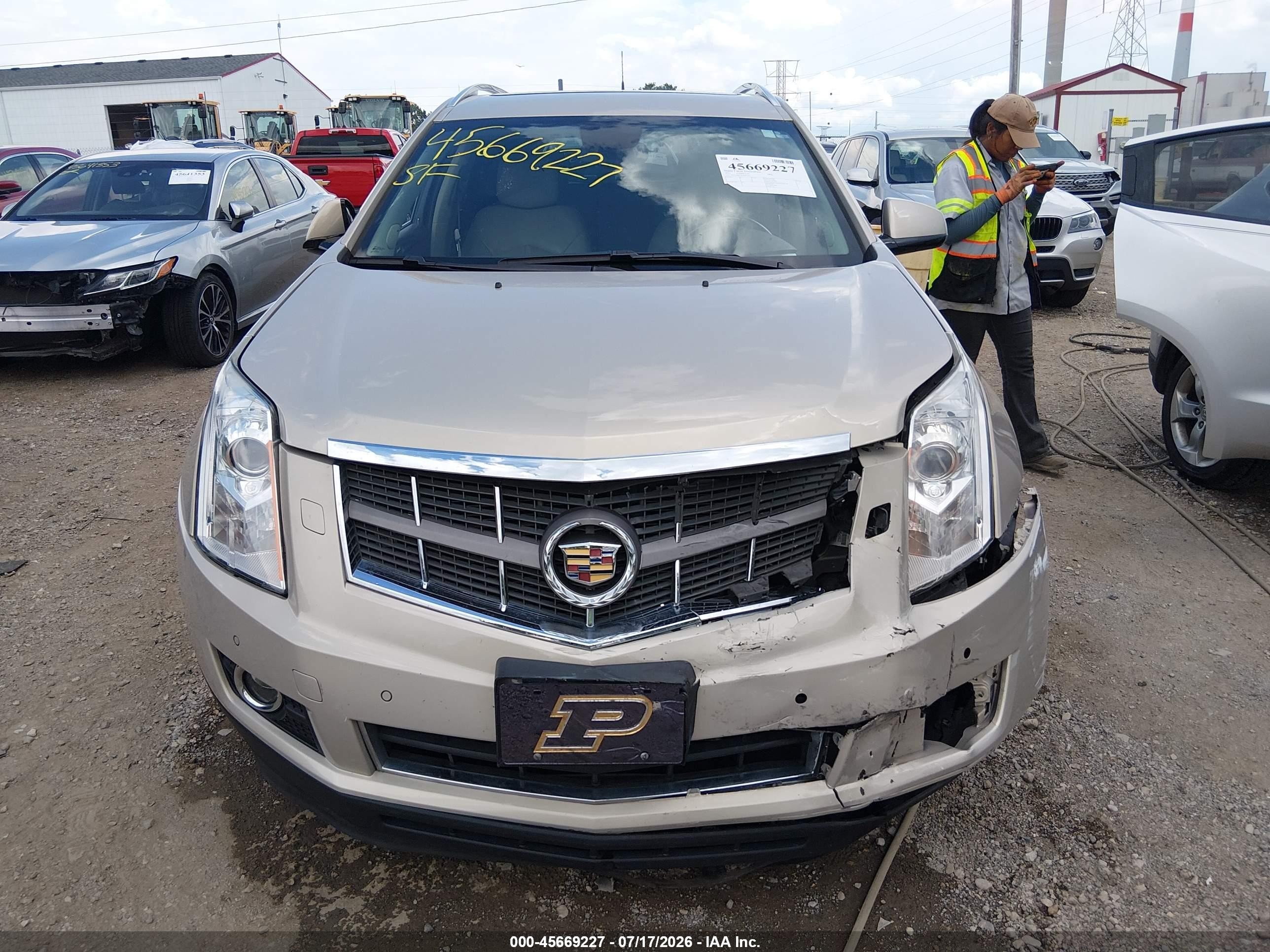 2012 Cadillac Srx Performance Collection Gold vin: 3GYFNBE34CS603759