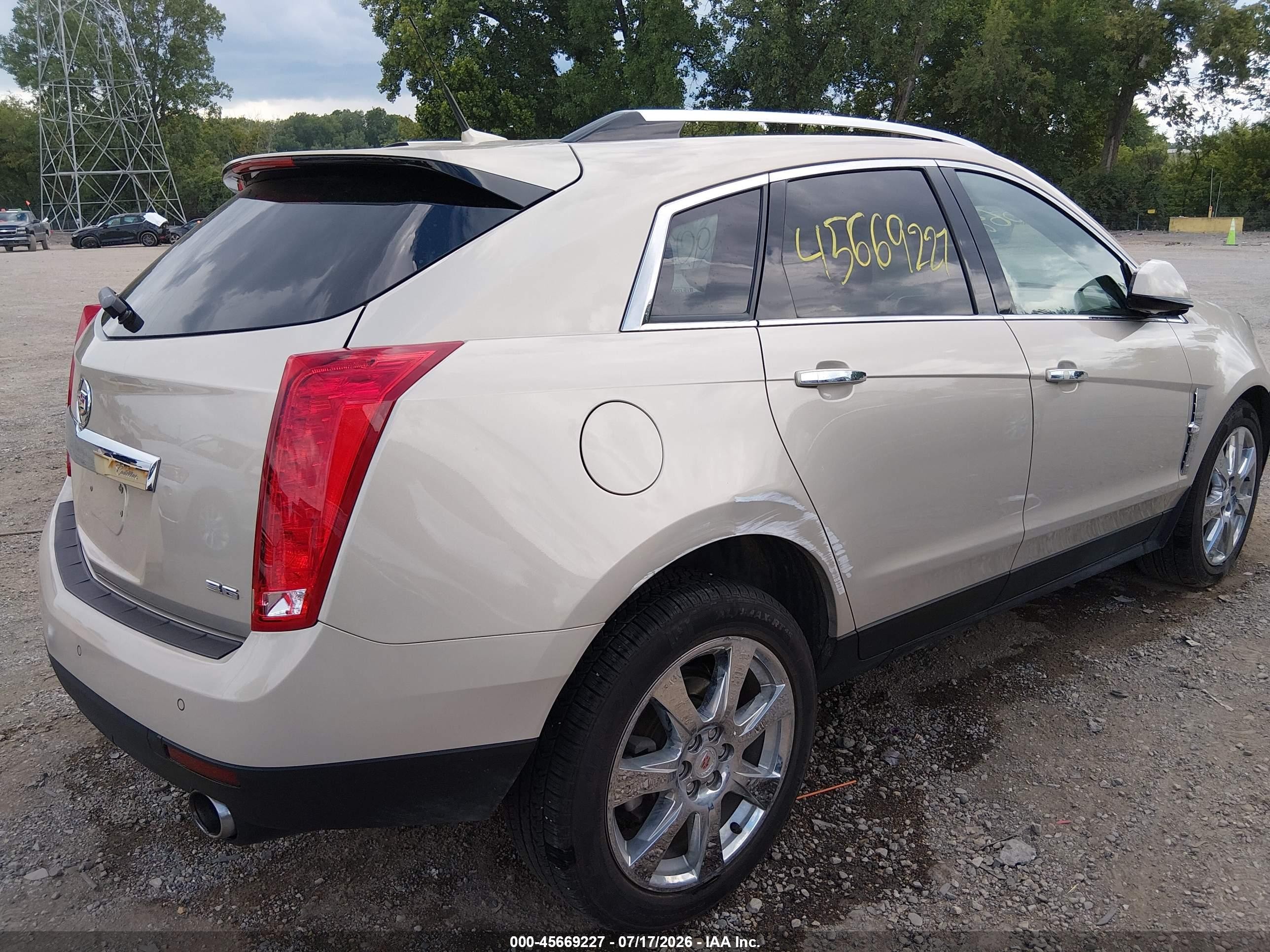 2012 Cadillac Srx Performance Collection Gold vin: 3GYFNBE34CS603759