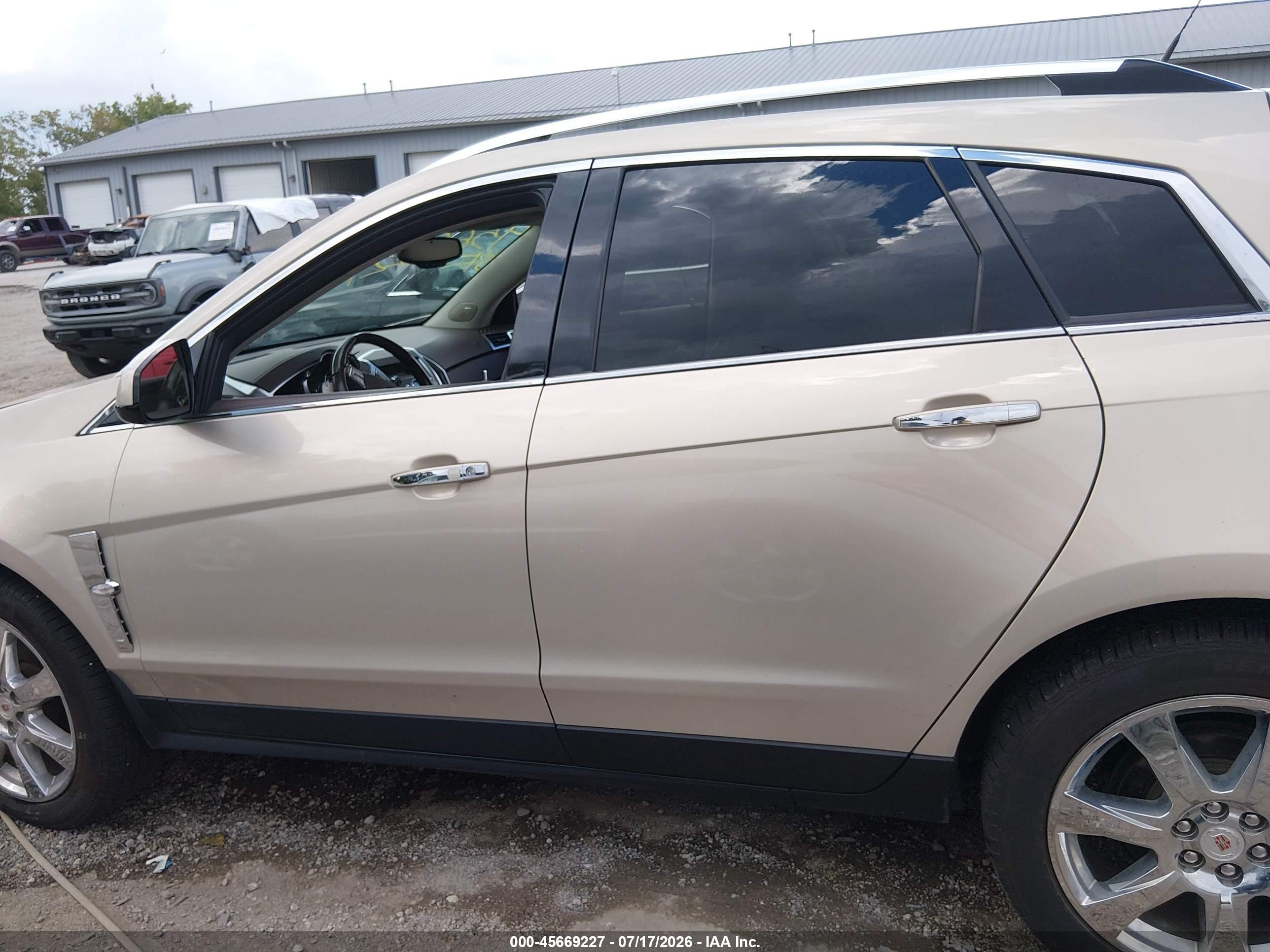 2012 Cadillac Srx Performance Collection Gold vin: 3GYFNBE34CS603759