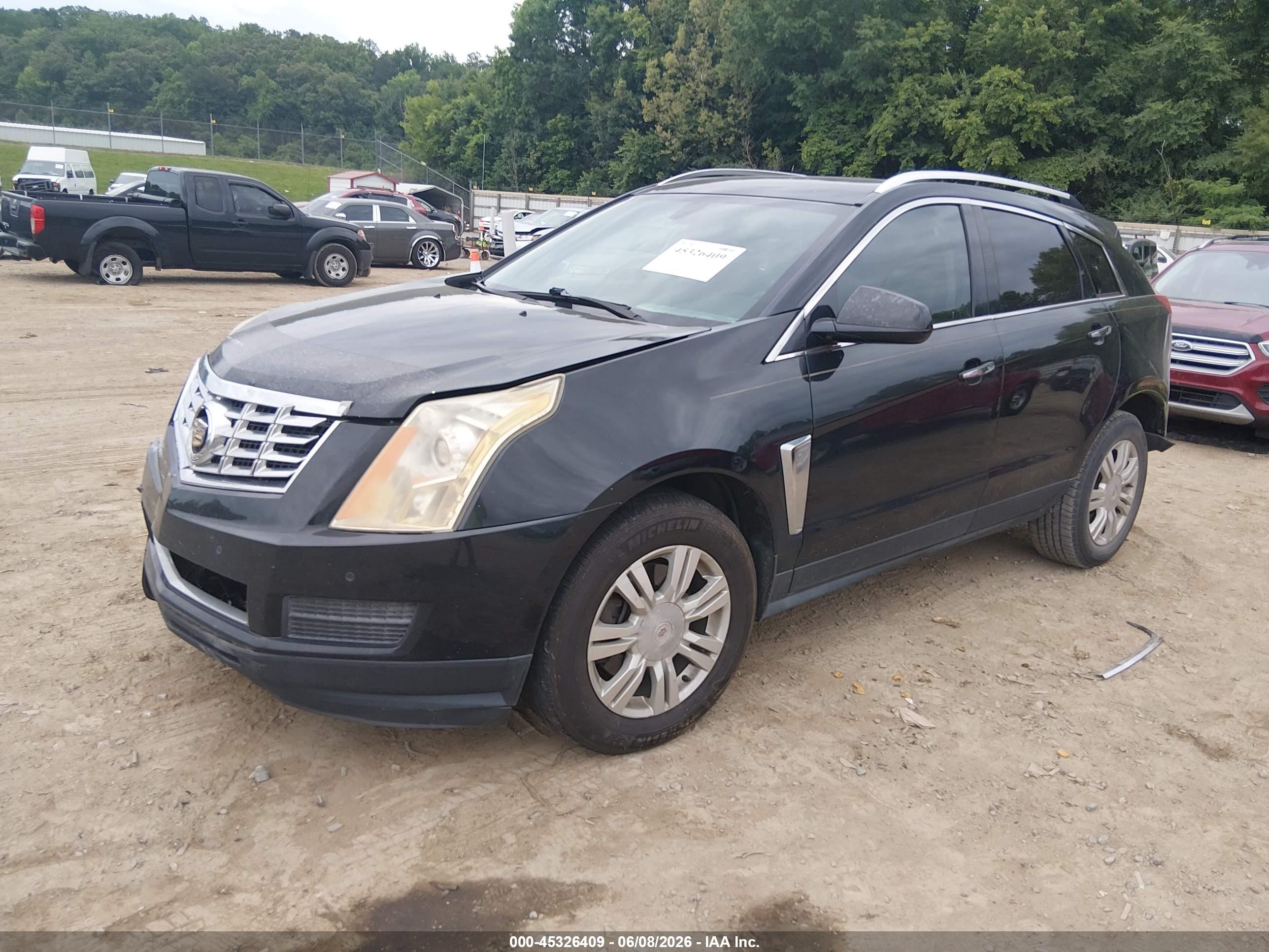 2014 Cadillac Srx Luxury Collection Black vin: 3GYFNBE34ES577862