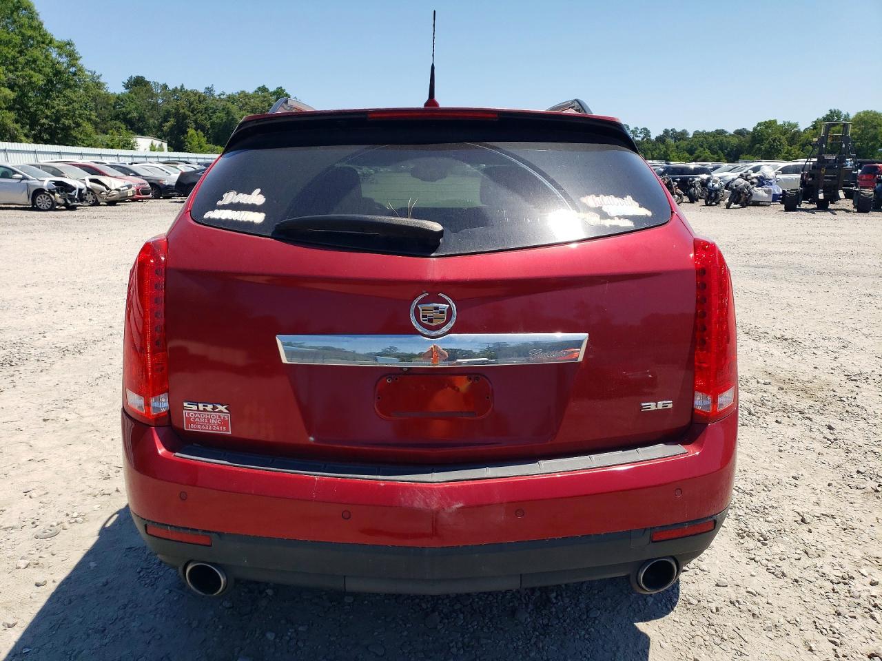 2014 Cadillac Srx Luxury Collection Red vin: 3GYFNBE34ES624288