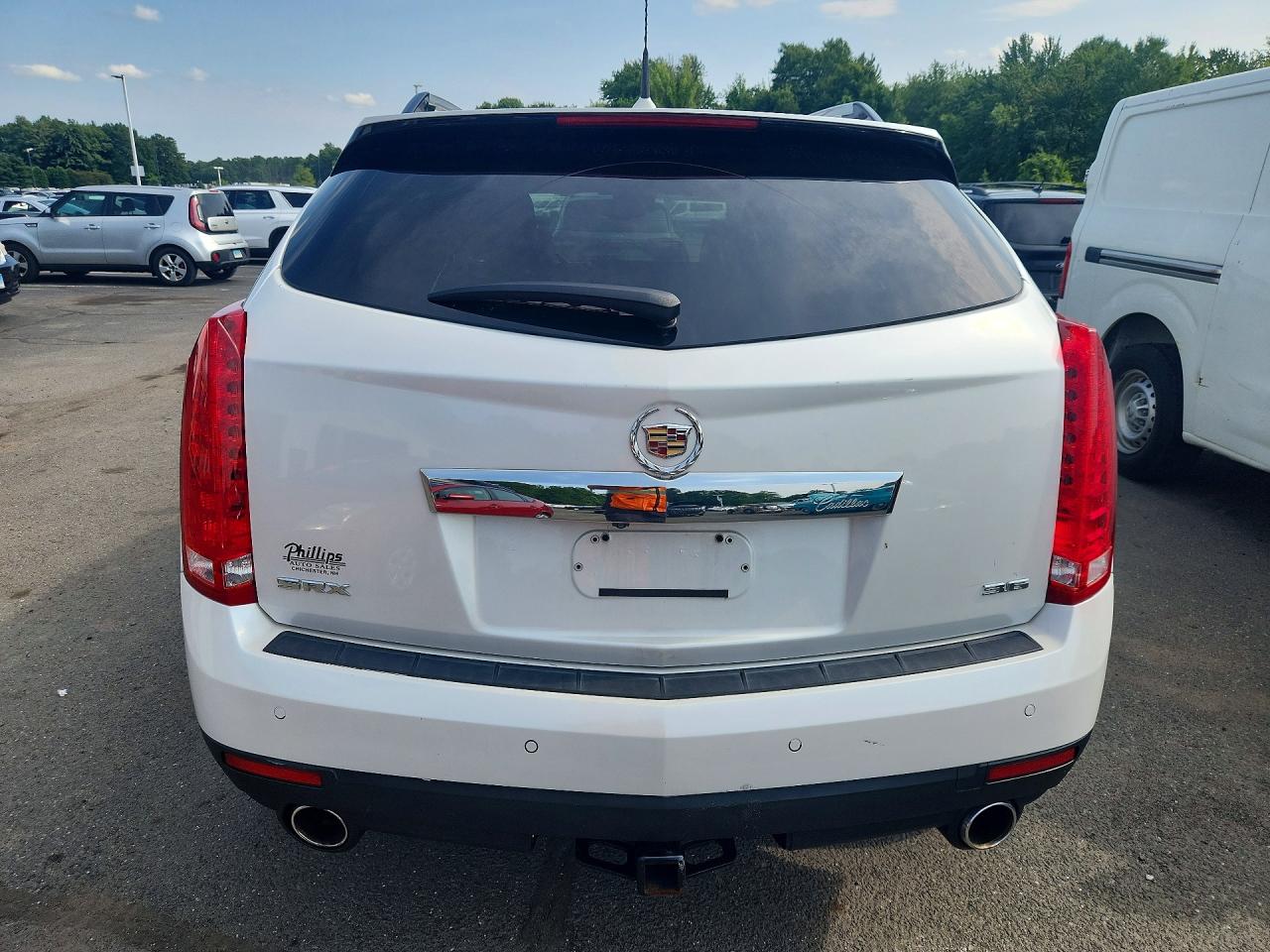 2014 Cadillac Srx Luxury Collection White vin: 3GYFNBE34ES627112