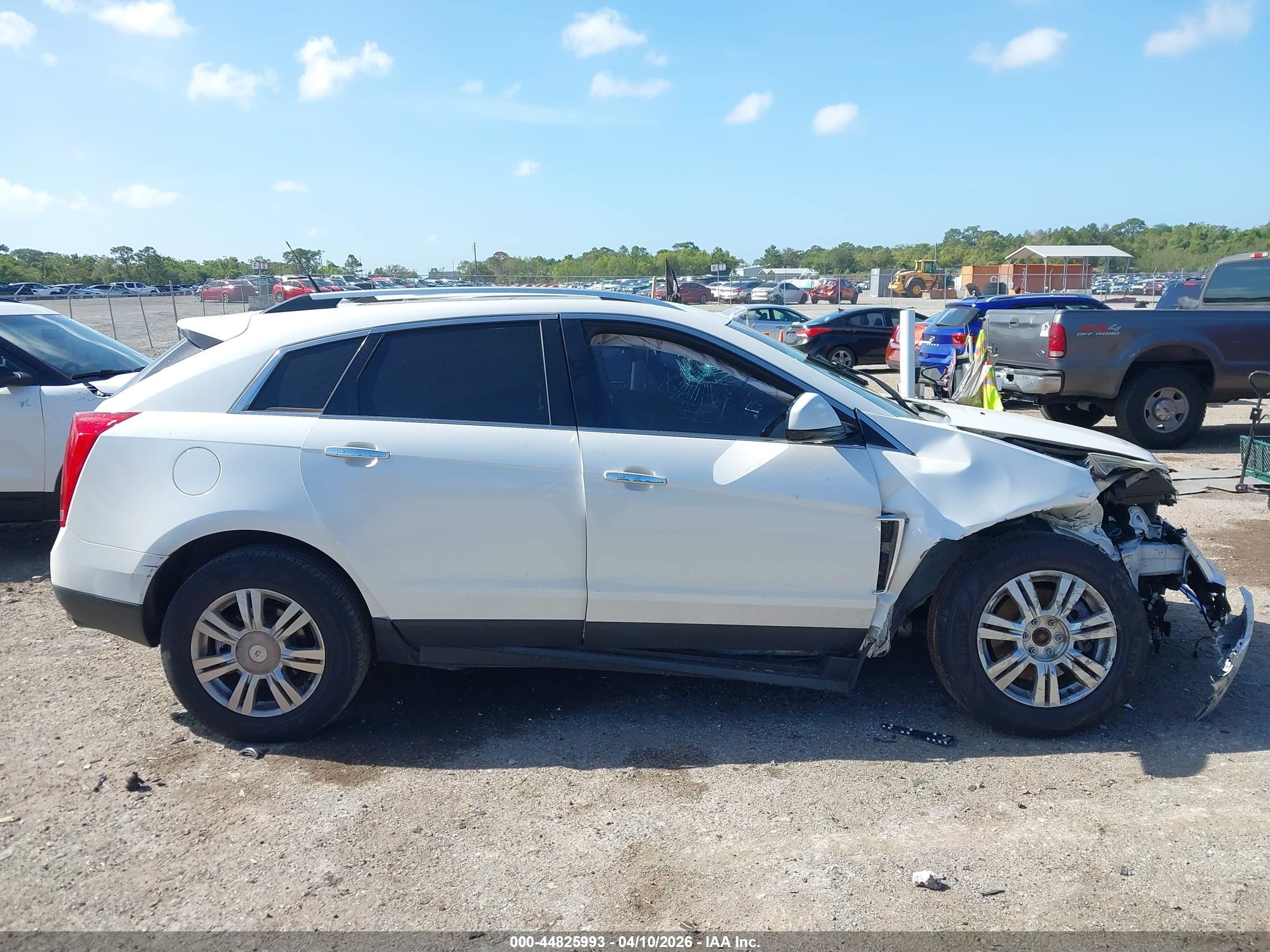 2014 Cadillac Srx Luxury Collection White vin: 3GYFNBE34ES630883