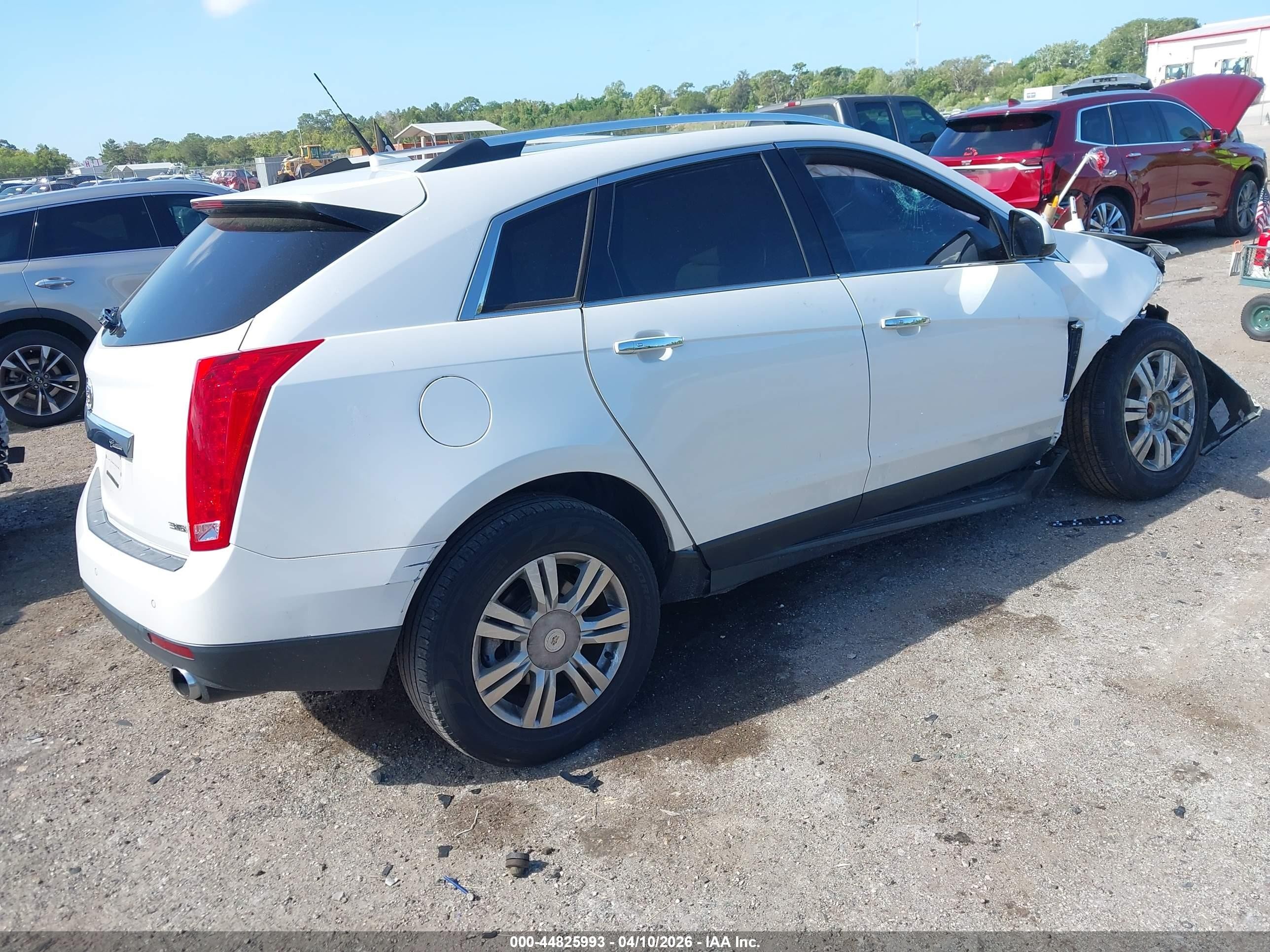 2014 Cadillac Srx Luxury Collection White vin: 3GYFNBE34ES630883
