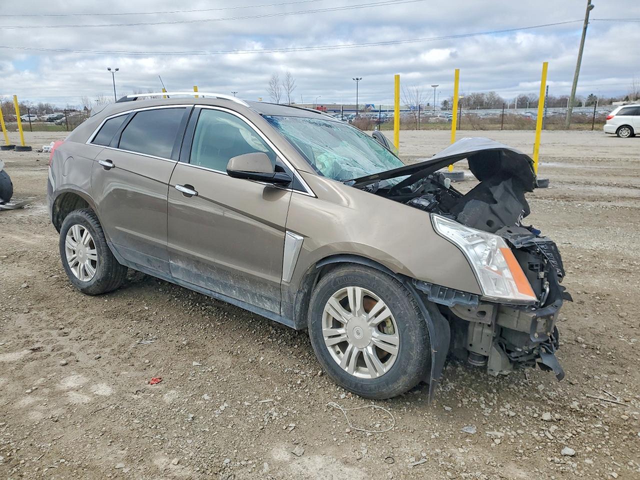 2014 Cadillac Srx Luxury Collection Brown vin: 3GYFNBE34ES640846