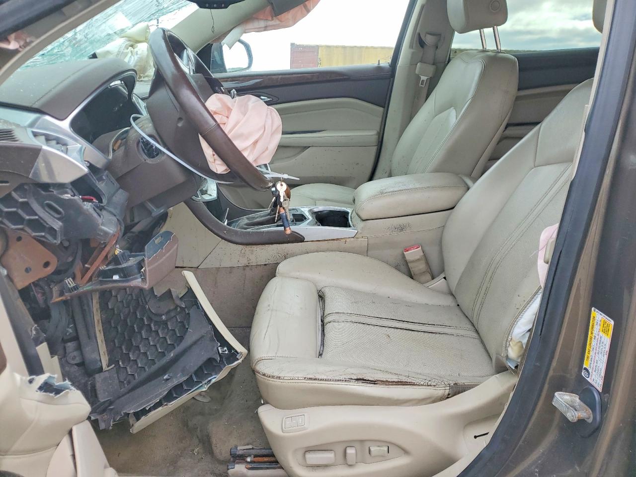 2014 Cadillac Srx Luxury Collection Brown vin: 3GYFNBE34ES640846